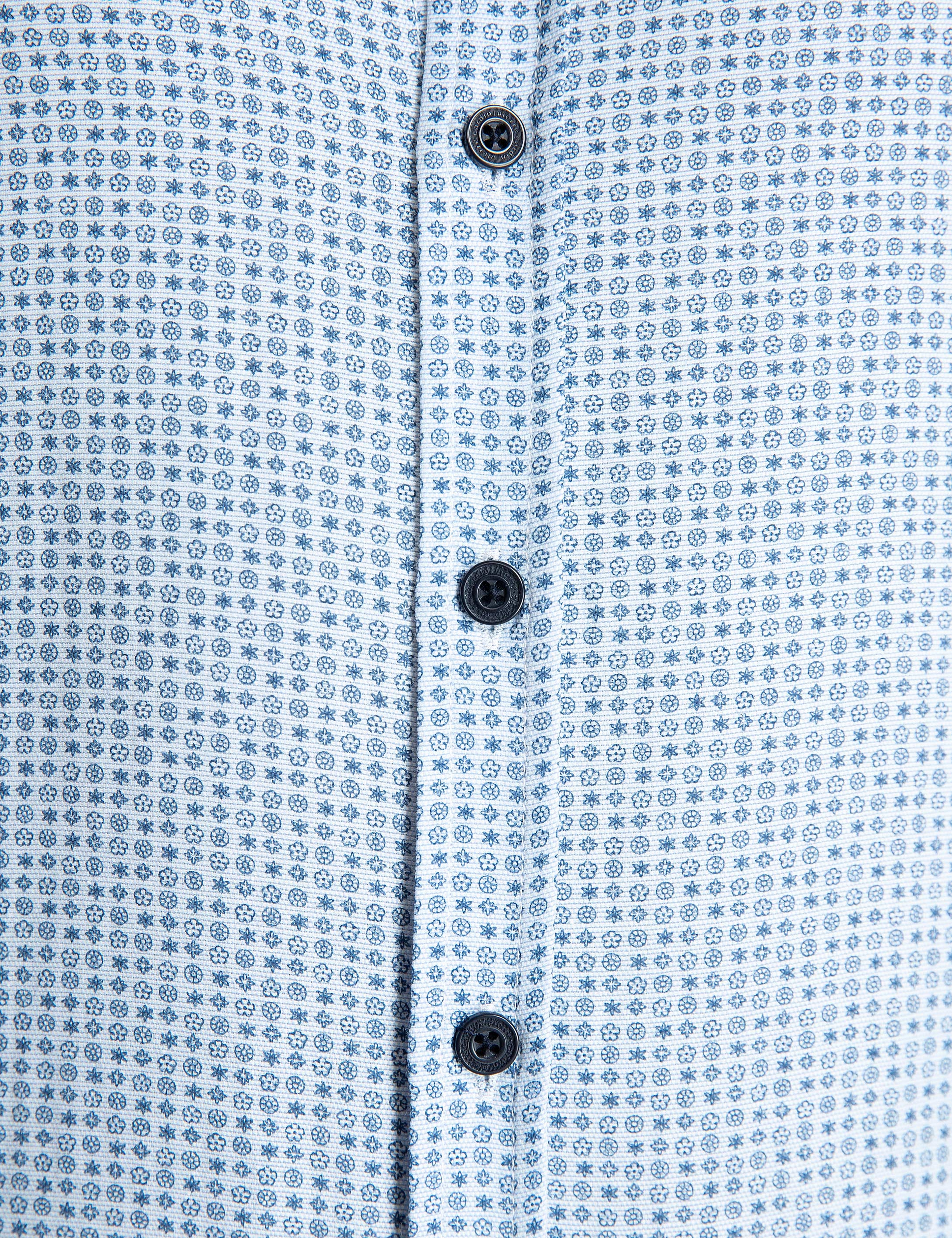Mavi Slim Fit Gömlek - Image 5