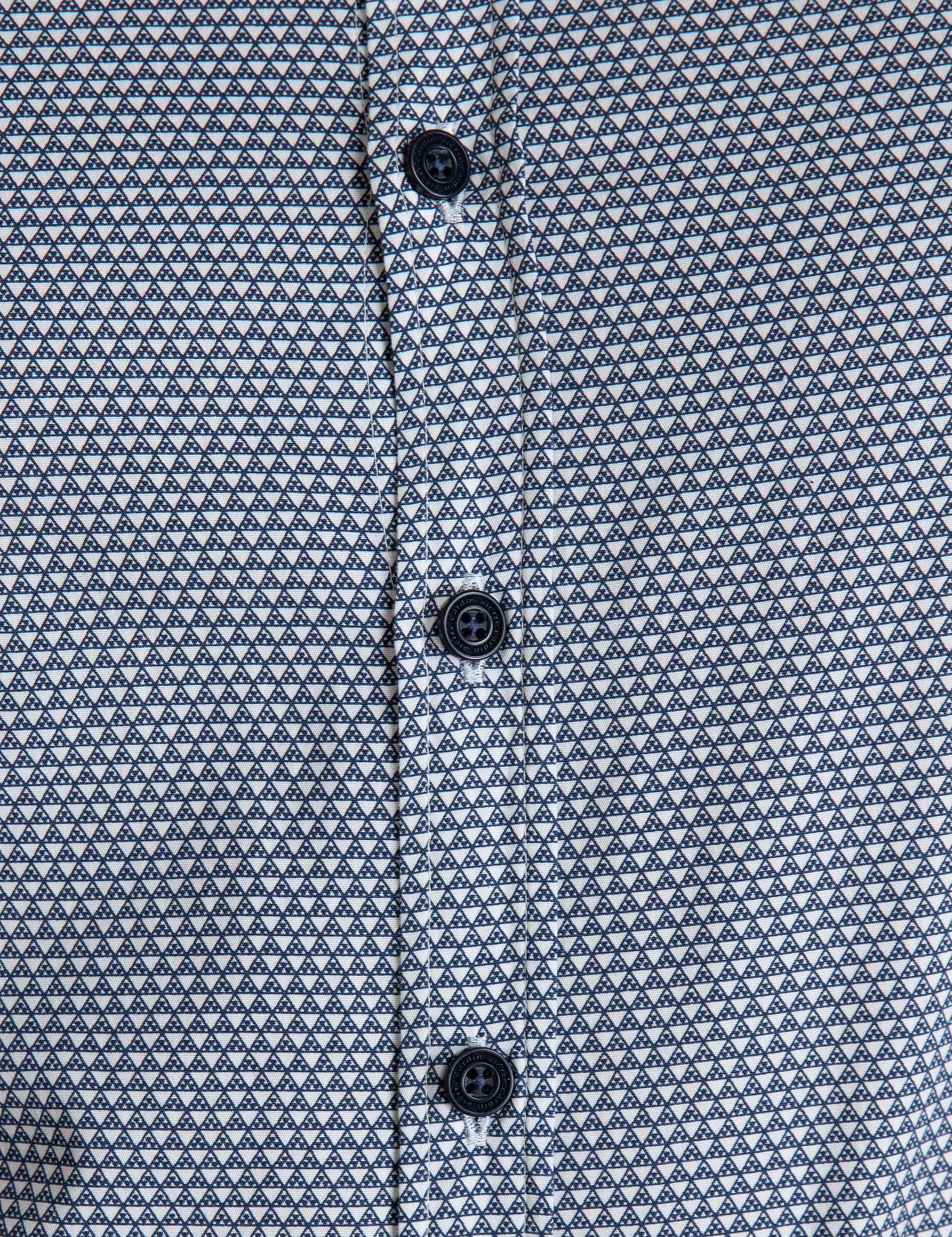 Lacivert Slim Fit Gömlek - Image 5