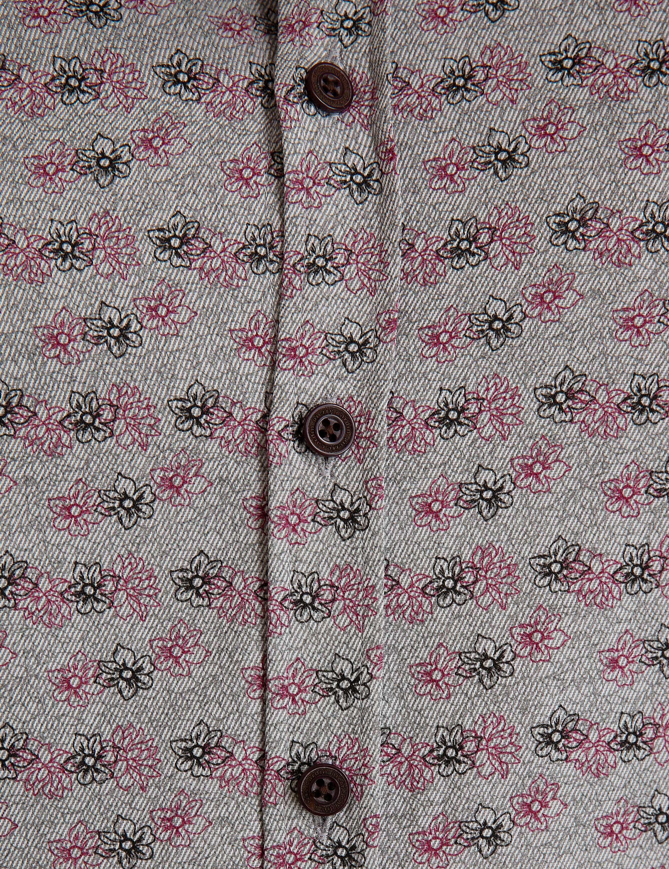 Gri Slim Fit Gömlek