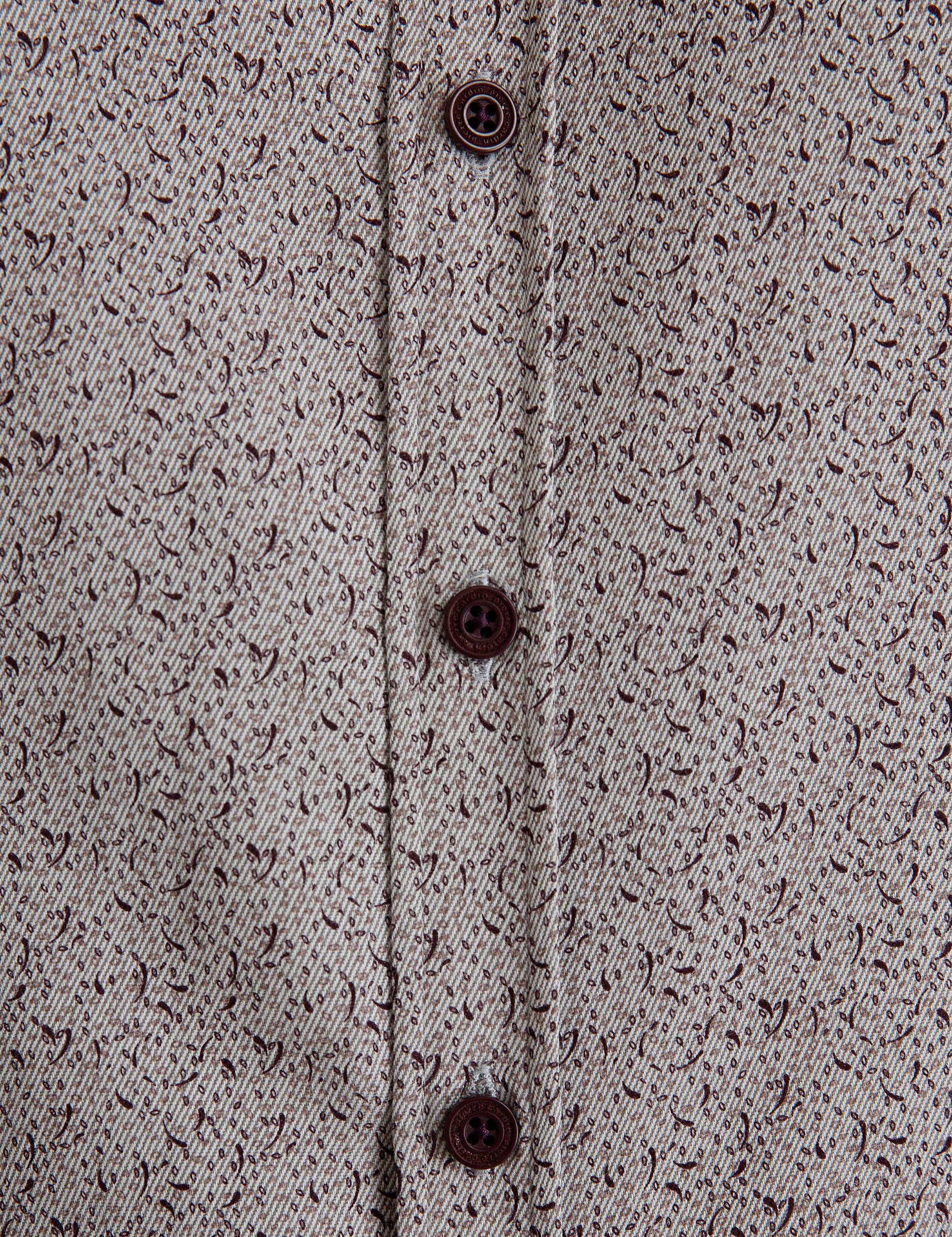 Bordo Slim Fit Gömlek