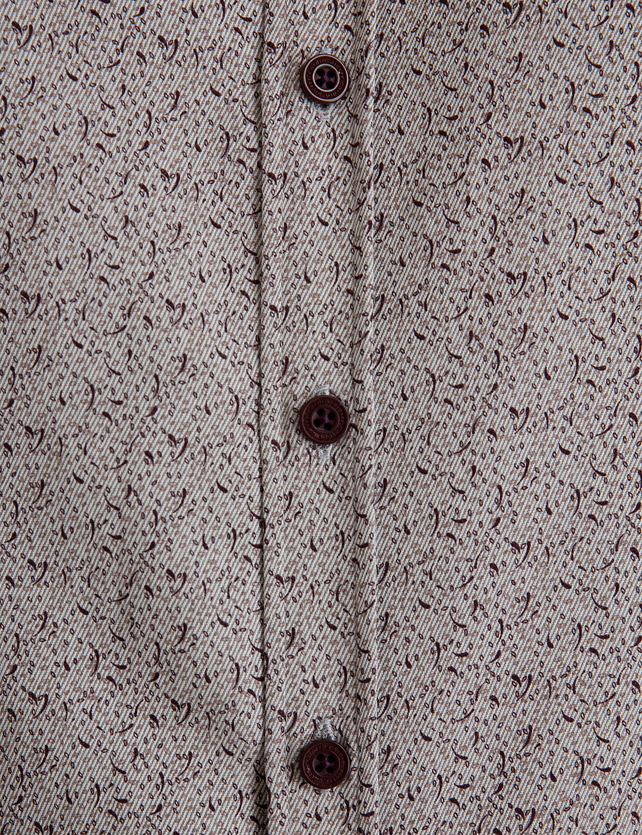 Bordo Slim Fit Gömlek