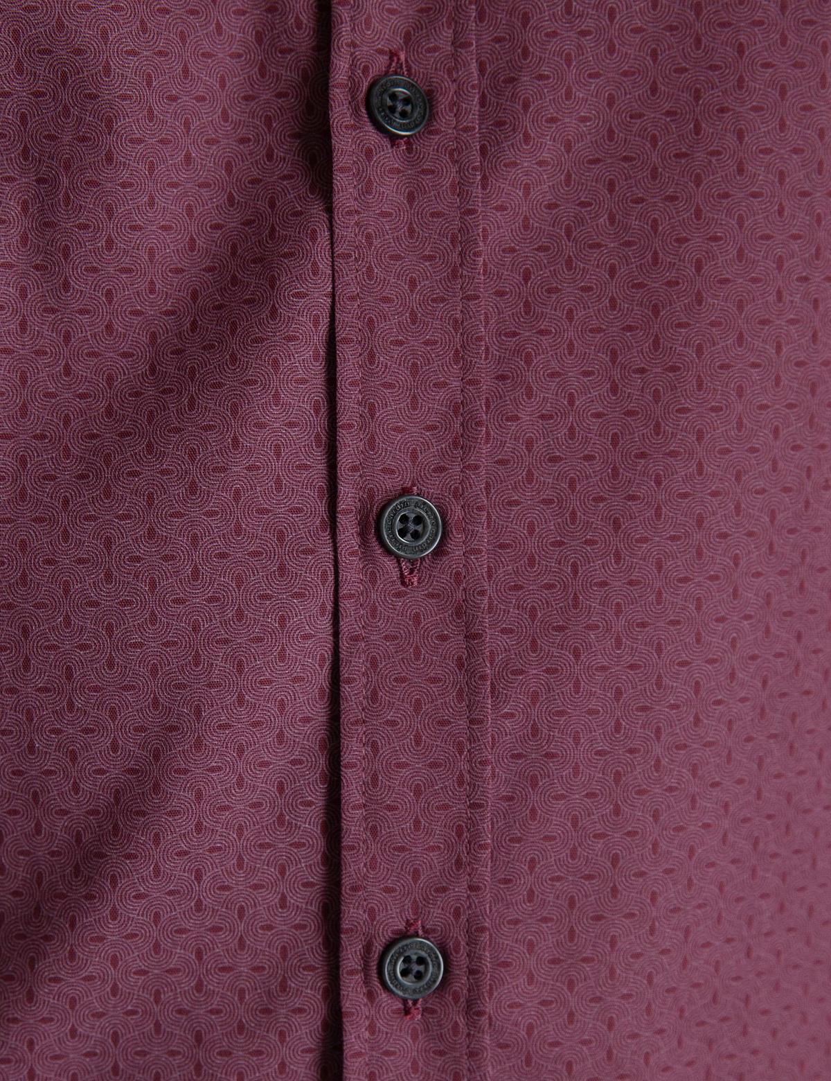 Bordo Slim Fit Gömlek - 50195202001