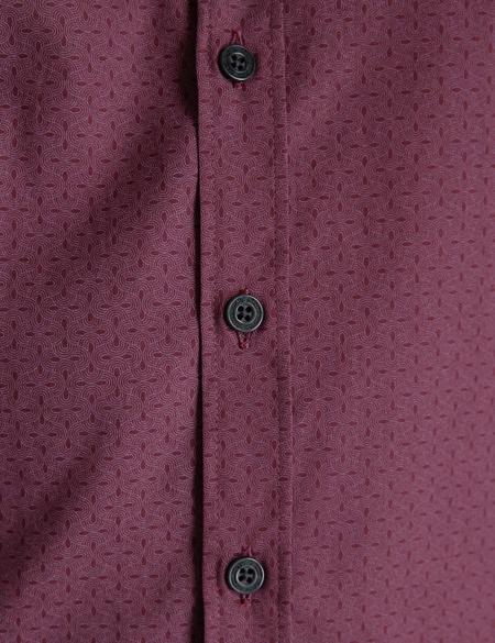 Bordo Slim Fit Gömlek - 50195202001