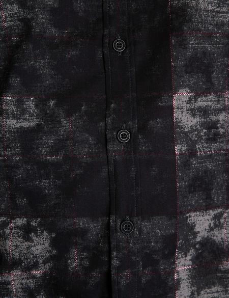 Bordo Detaylı Siyah Regular Fit Gömlek - 50195211010