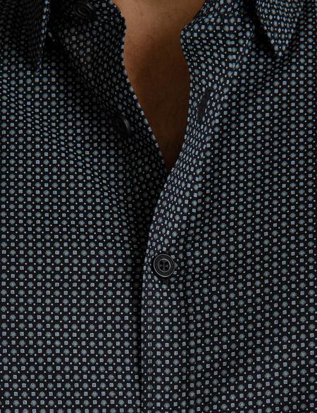 Siyah Slim Fit Gömlek - 50195219010