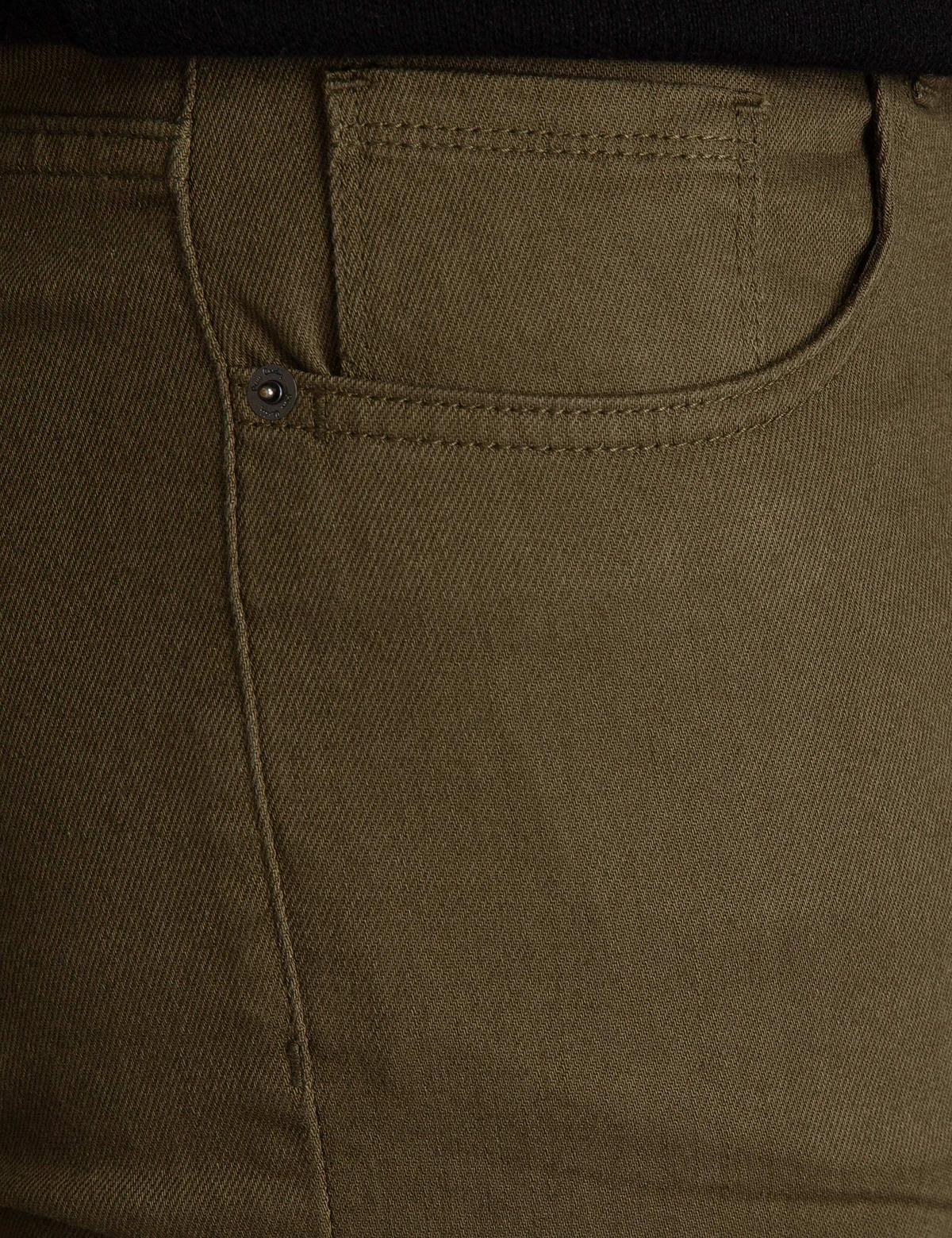 Yeşil Slim Fit Kanvas Pantolon - 50197410021