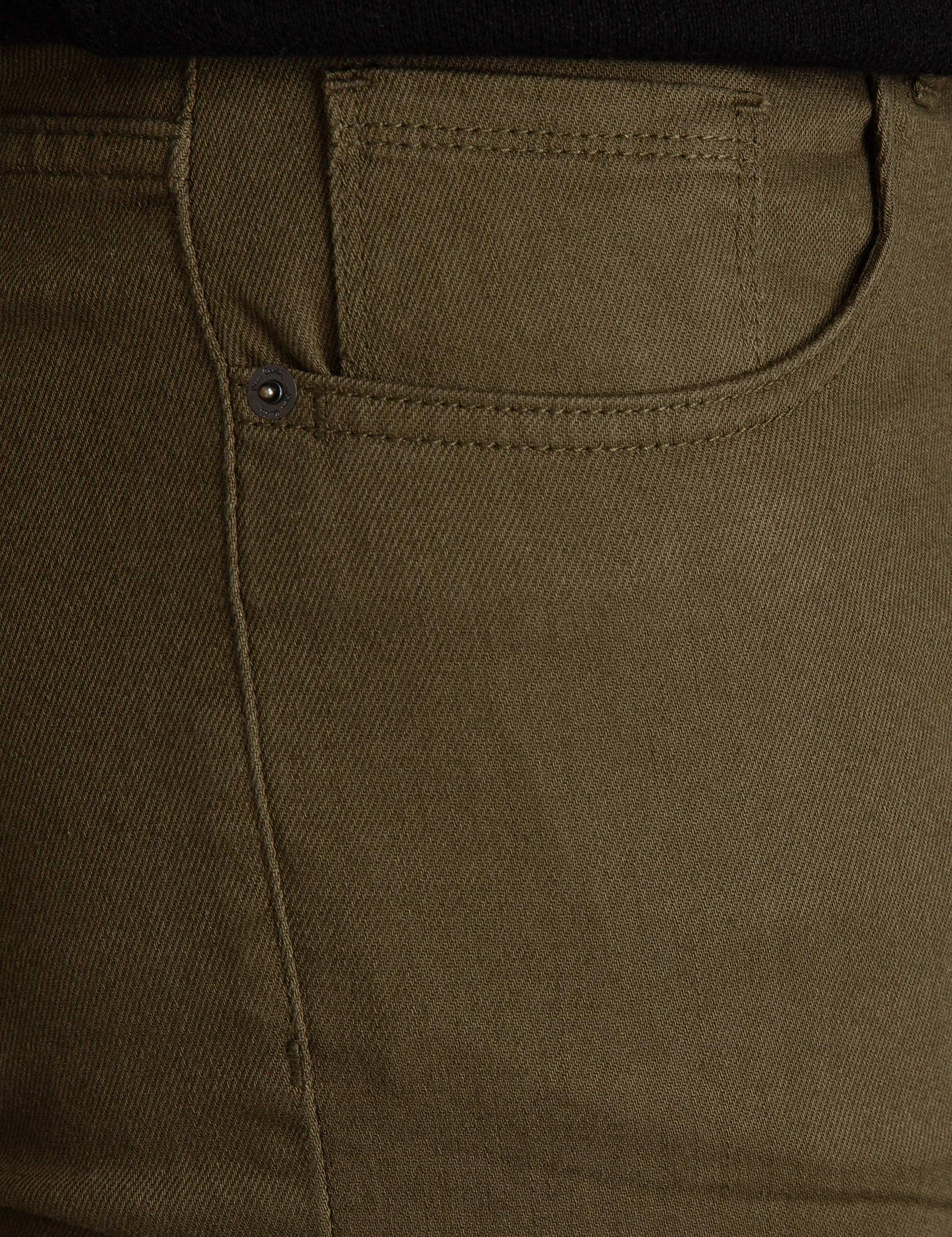 Yeşil Slim Fit Kanvas Pantolon