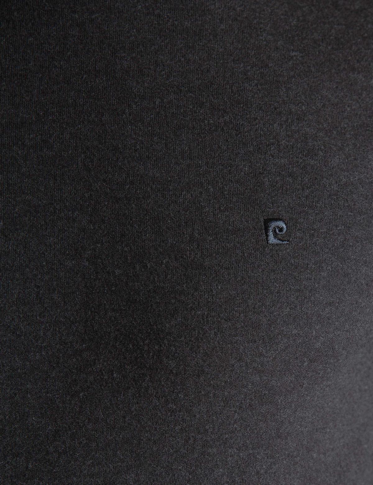 Antrasit Melanj Slim Fit Sweatshirt - 50195346009