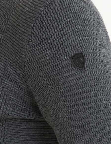 Gri Melanj Slim Fit Triko Kazak - 50195691041