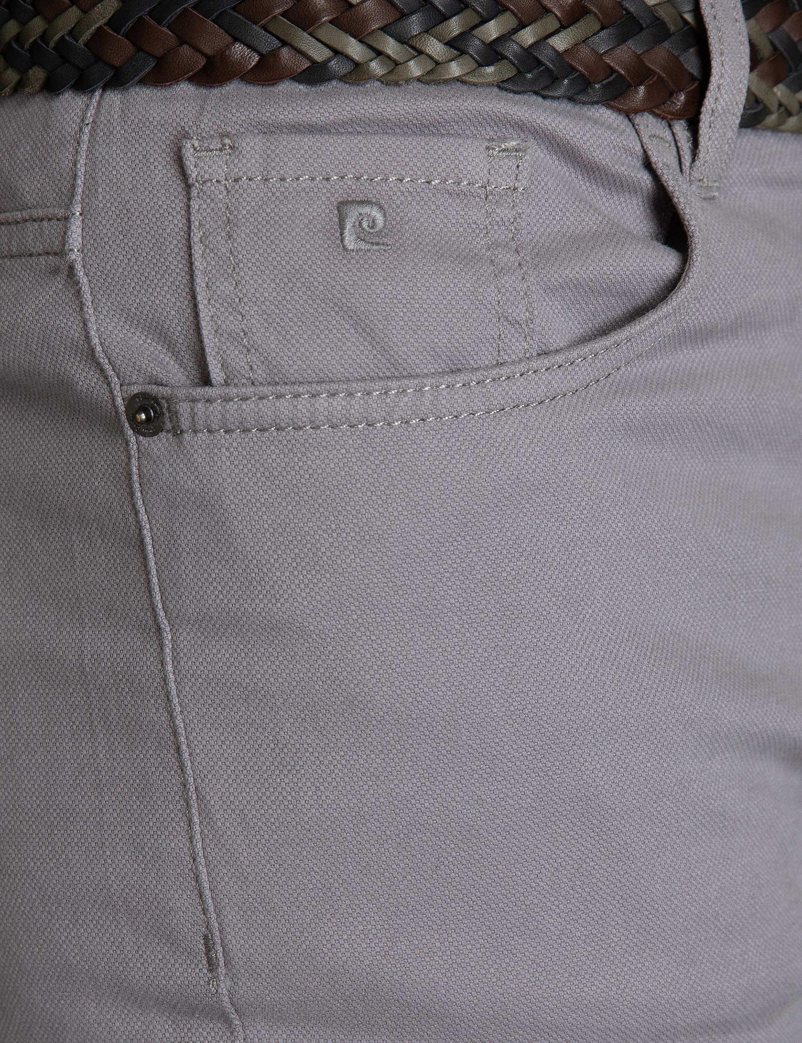 Gri Slim Fit Kanvas Pantolon