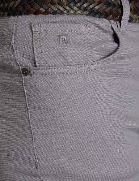 Gri Slim Fit Kanvas Pantolon - 50195903003