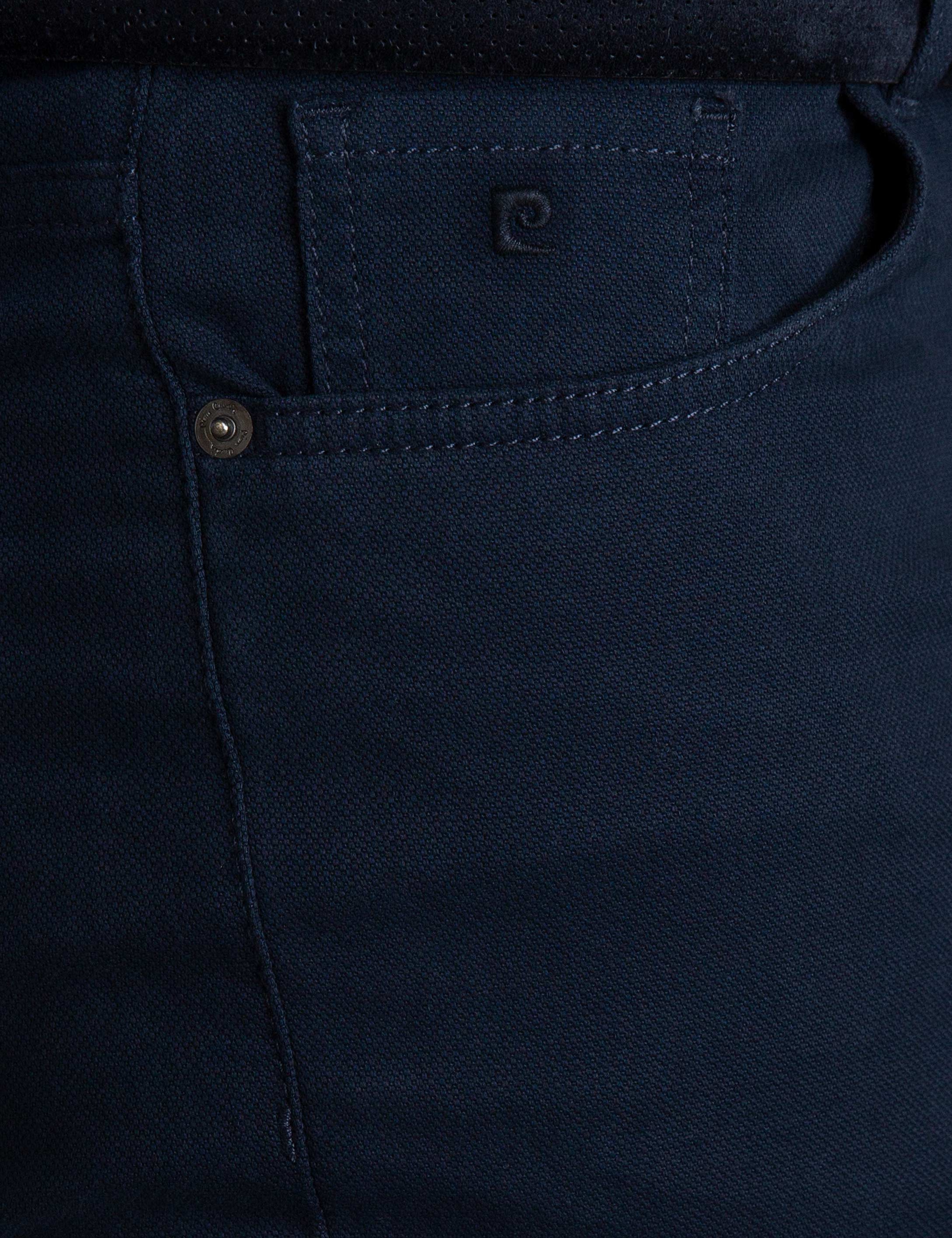Lacivert Slim Fit Kanvas Pantolon - Image 5