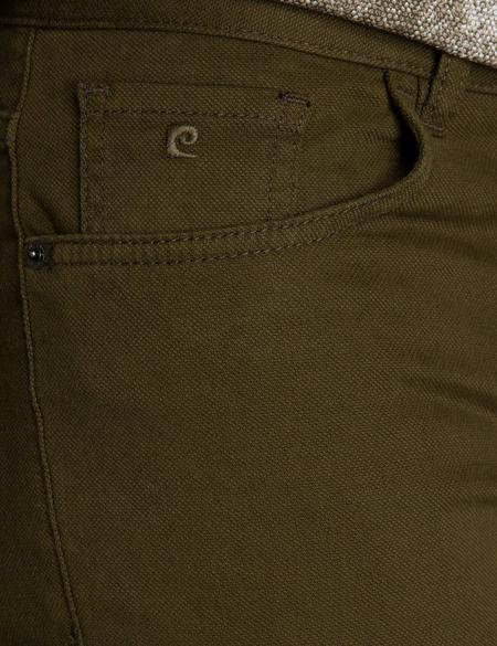 Koyu Yeşil Slim Fit Kanvas Pantolon - 50195903066