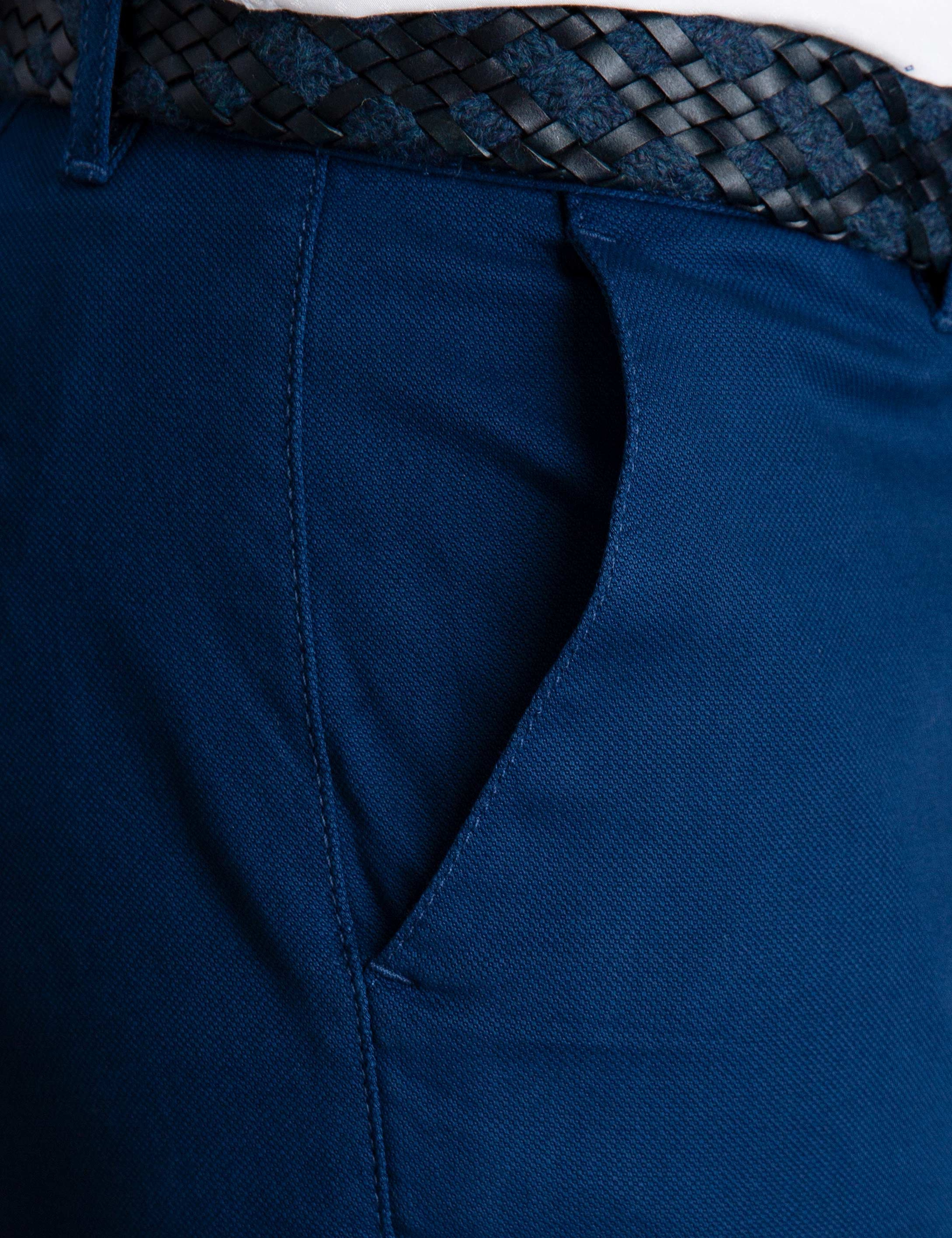 İndigo Slim Fit Kanvas Pantolon - Image 5