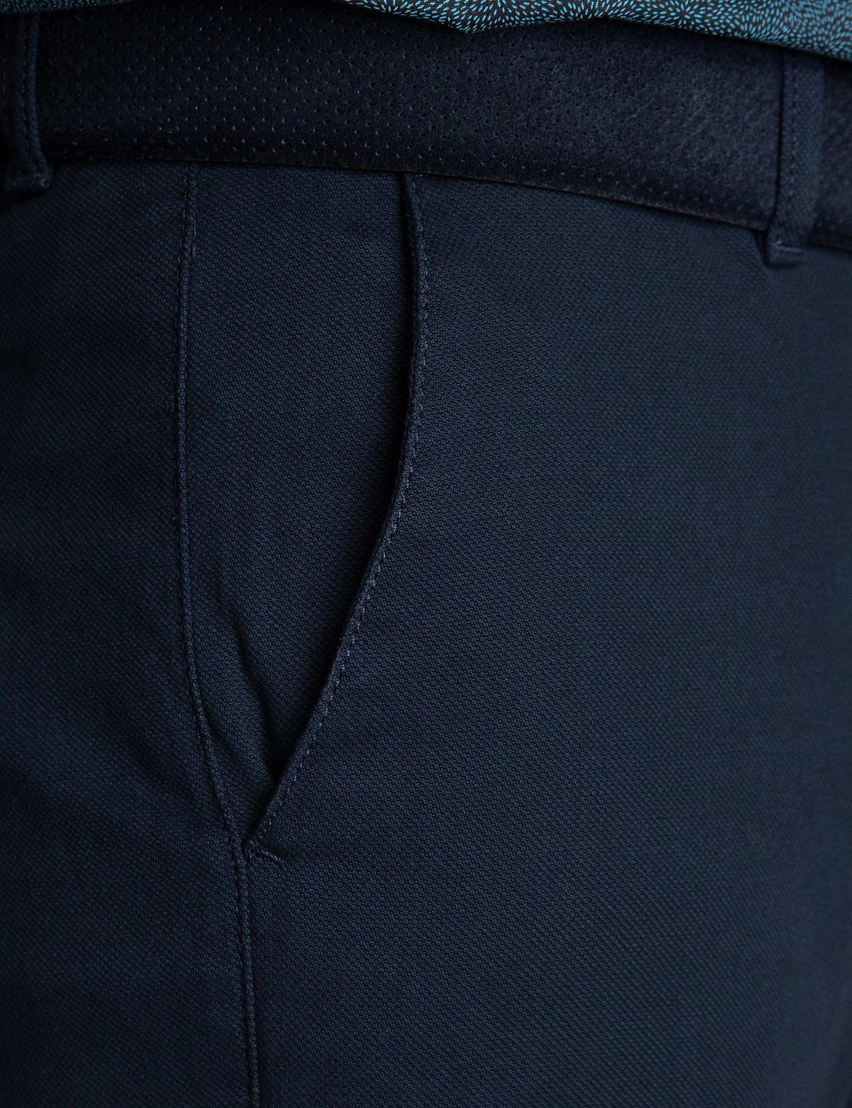 Lacivert Slim Fit Kanvas Pantolon - 50195936012