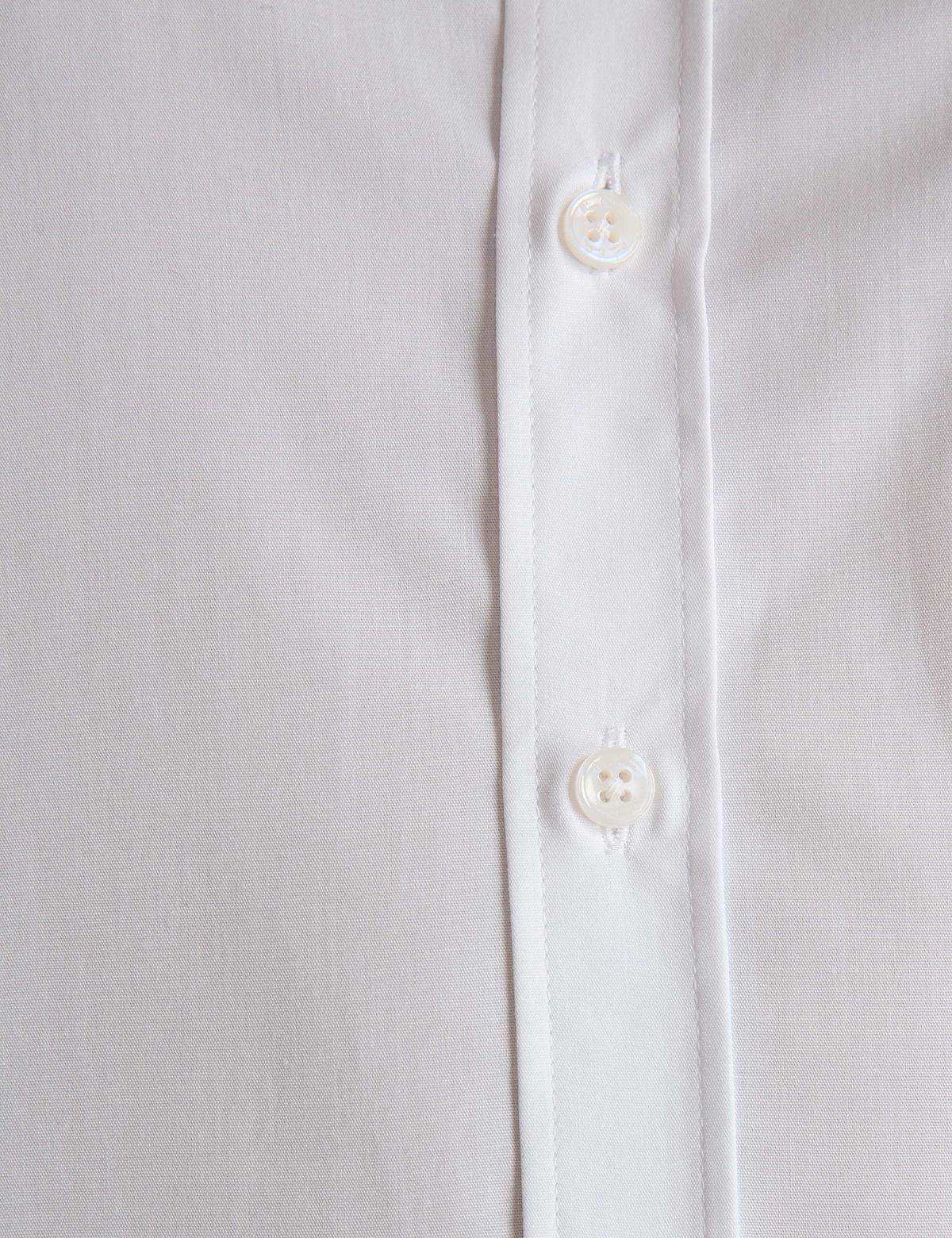 Beyaz Regular Fit Basic Gömlek - 50197102019