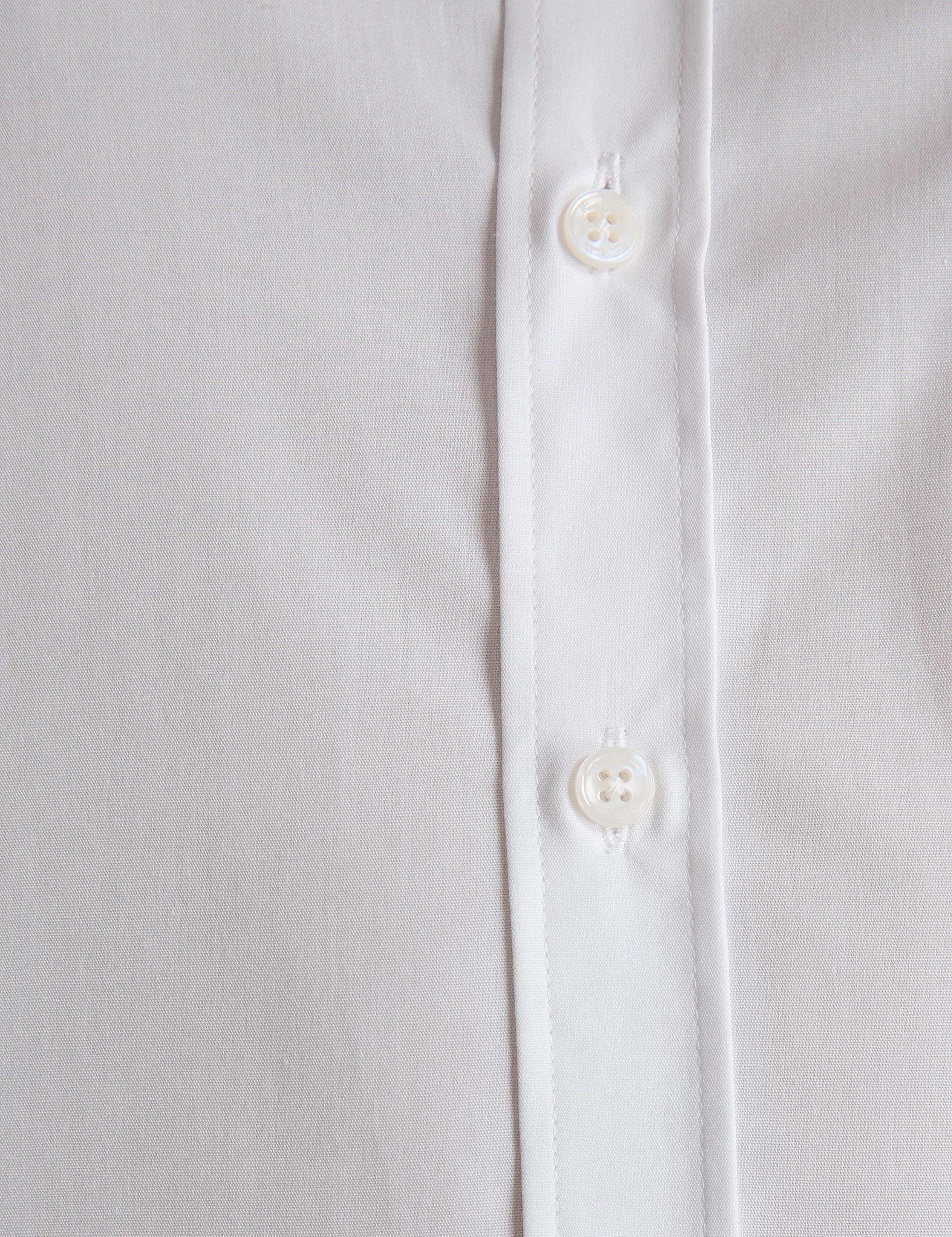 Beyaz Regular Fit Basic Gömlek