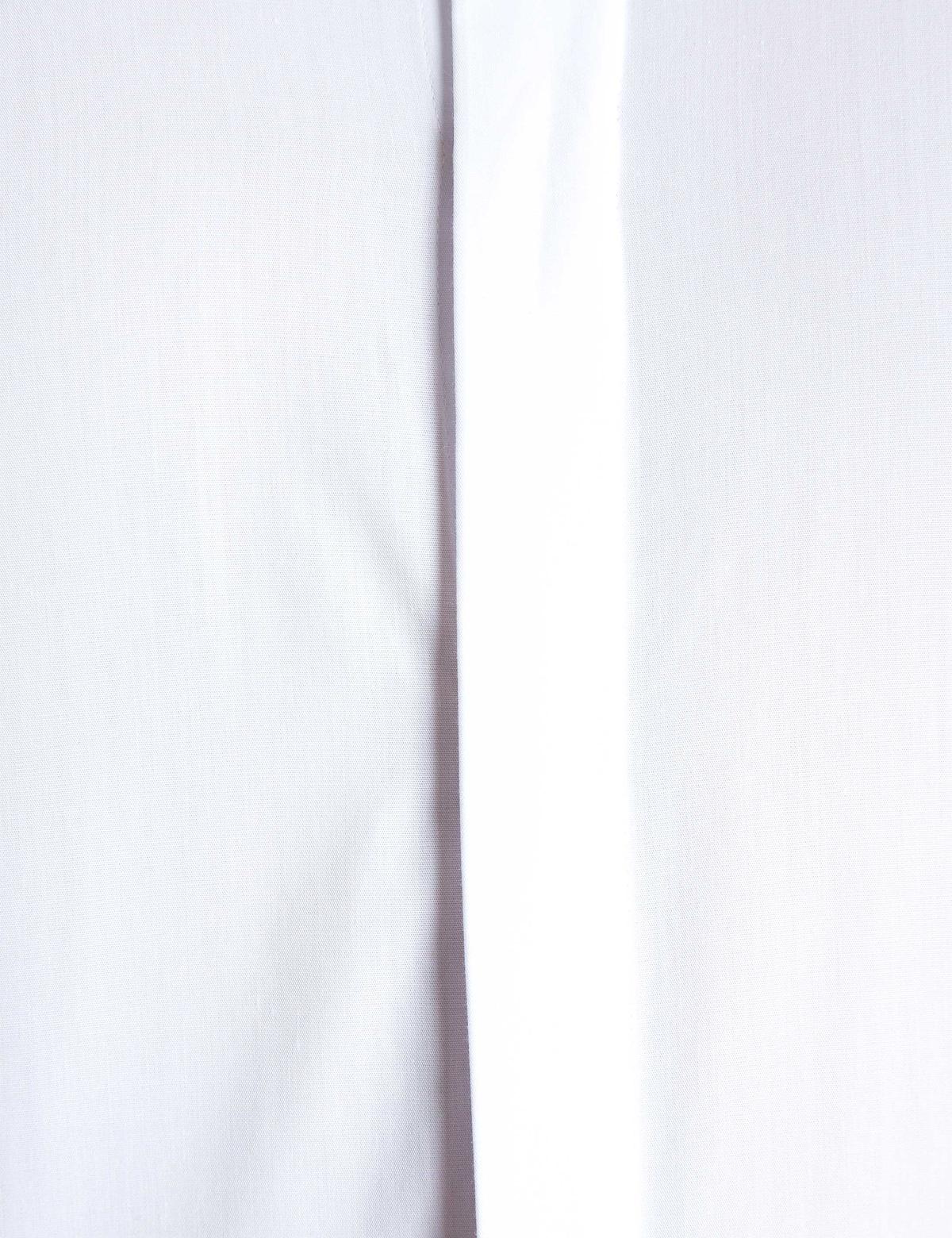 Beyaz Slim Fit Smokin Gömlek - 50197130001