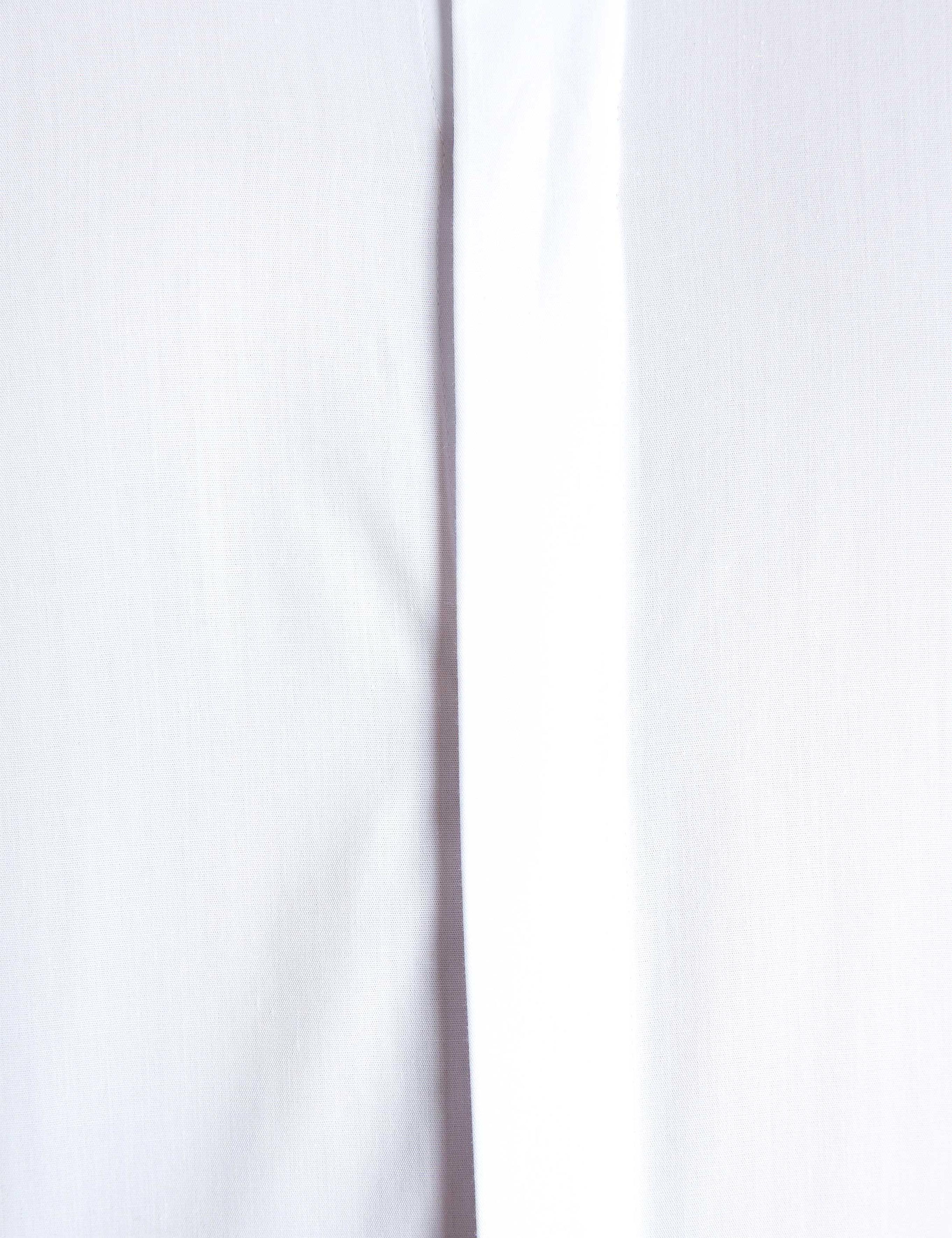 Beyaz Slim Fit Smokin Gömlek