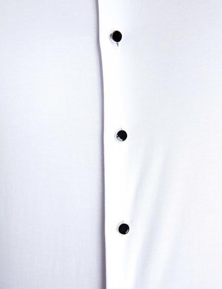 Beyaz Slim Fit Smokin Gömlek - 50197134005