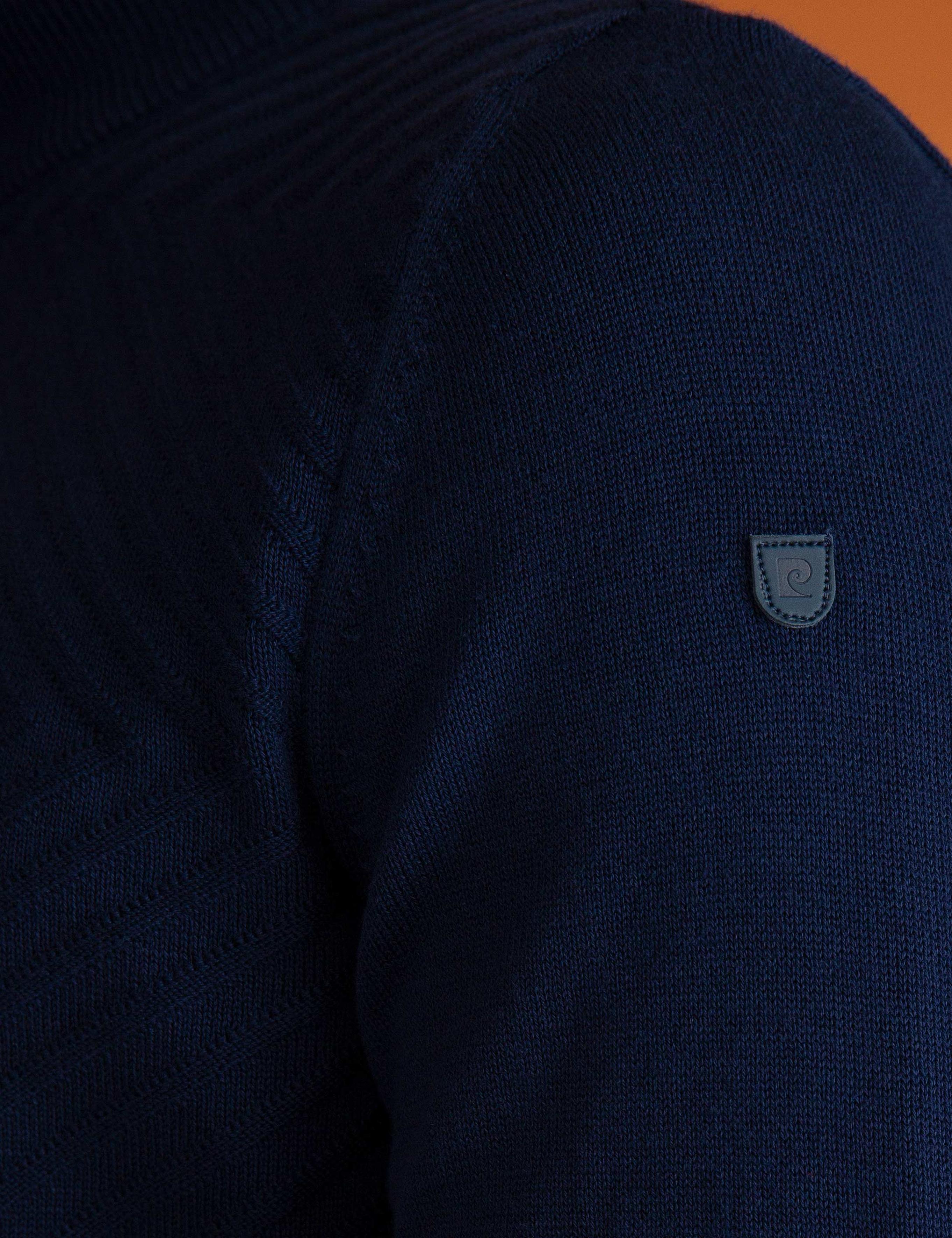 Lacivert Slim Fit Kazak