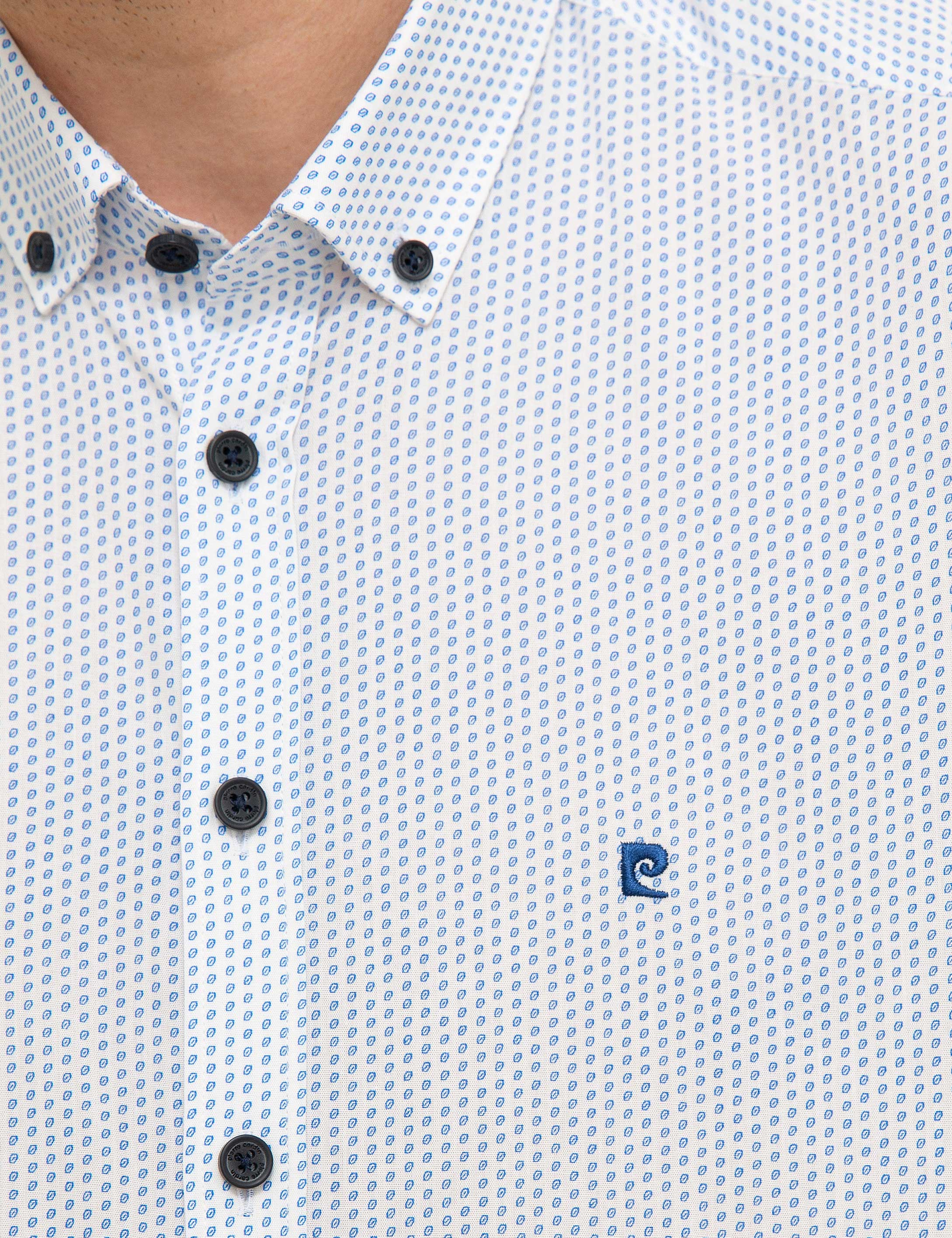 Açık Mavi Slim Fit Gömlek - Image 5