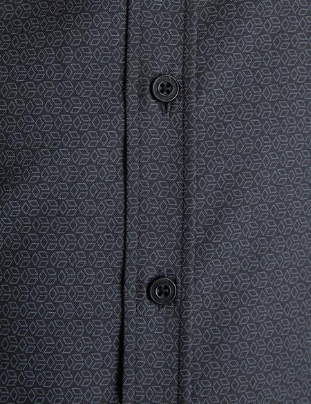 Siyah Regular Fit Gömlek - 50195221017