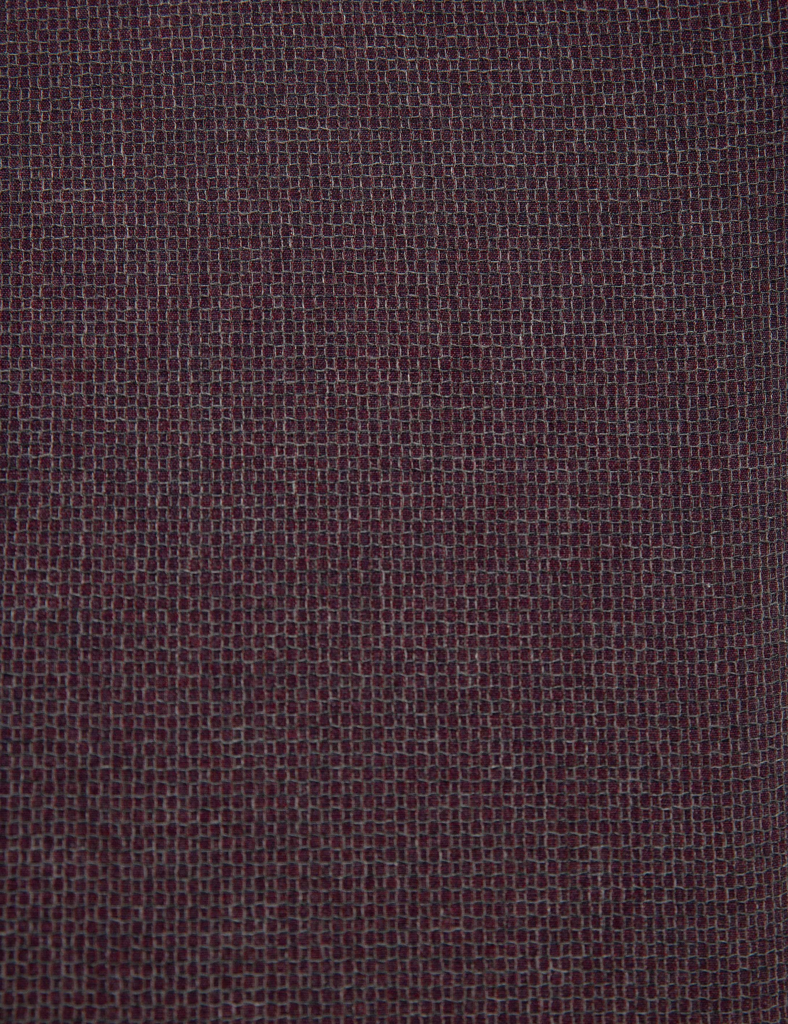 Bordo Slim Fit Gömlek