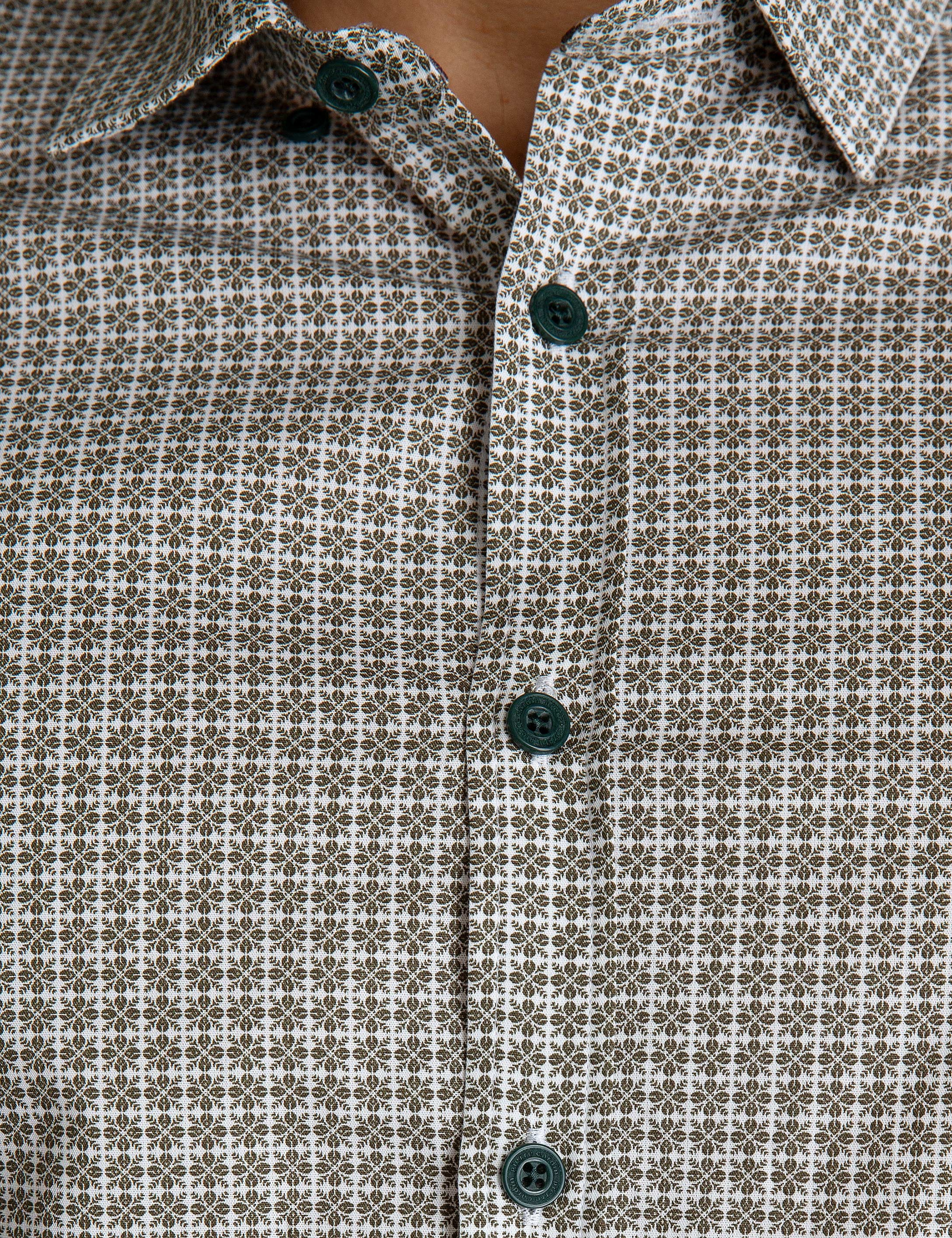 Yeşil Slim Fit Gömlek - Image 5