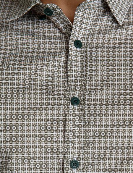 Yeşil Slim Fit Gömlek - 50195196019