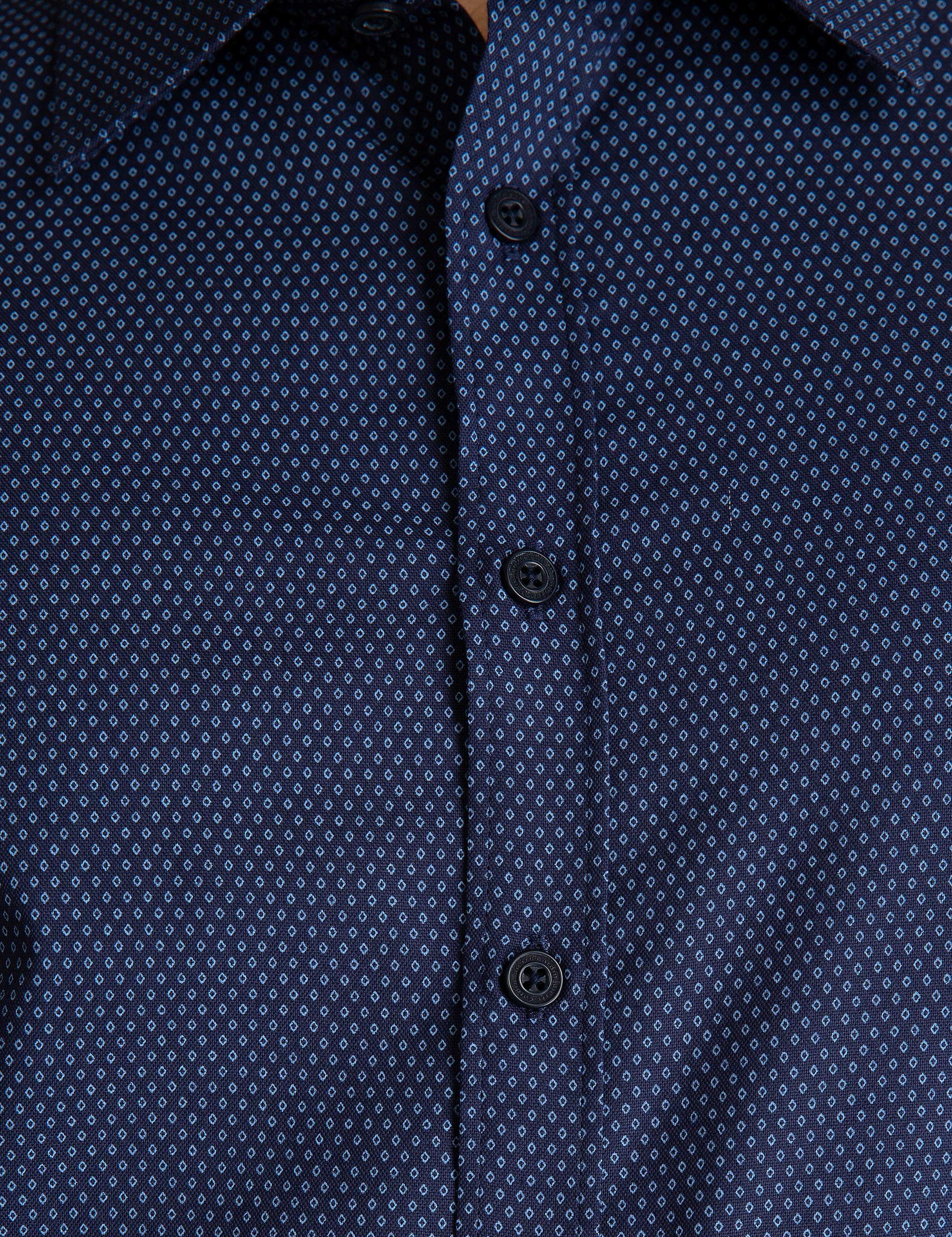 Lacivert Slim Fit Gömlek