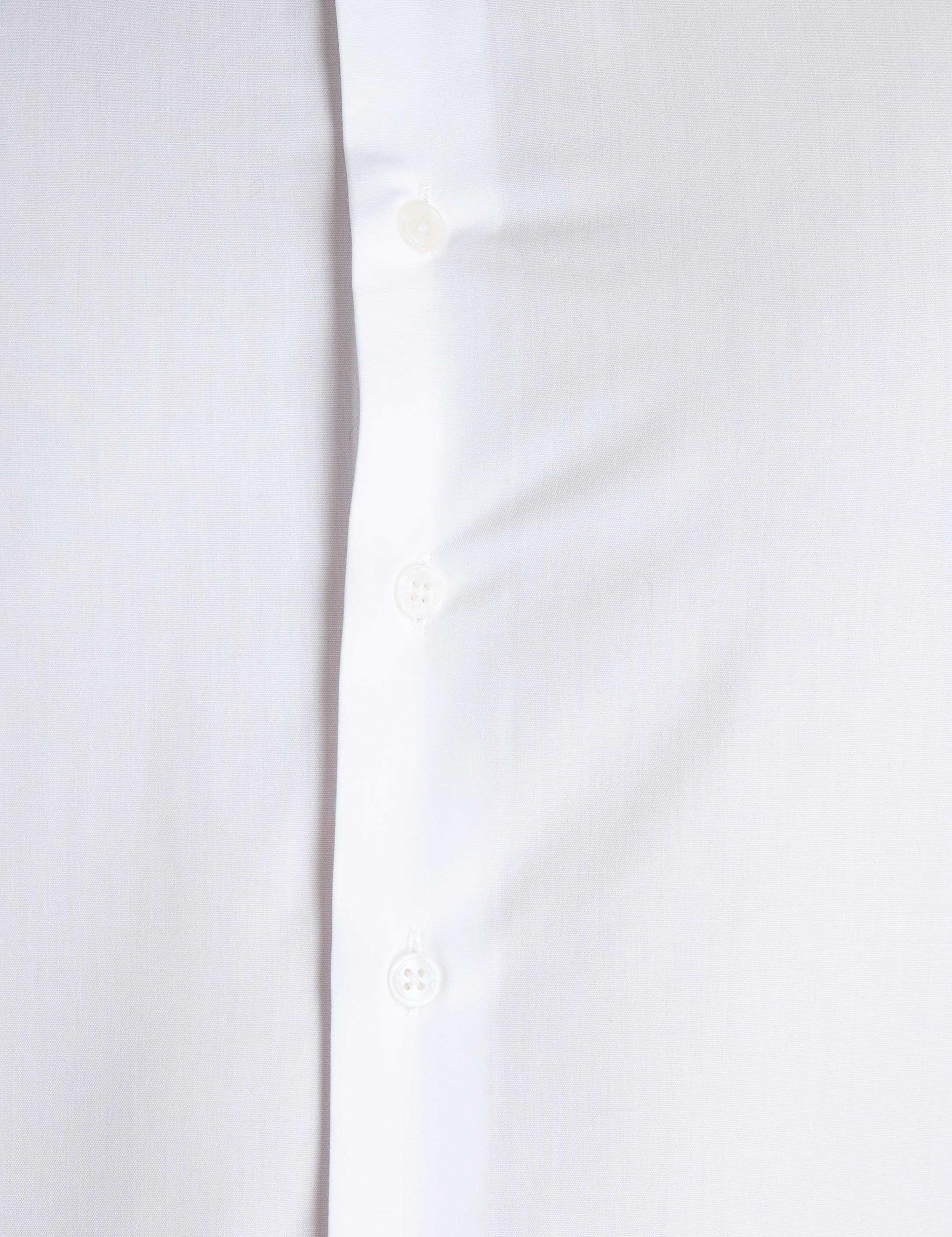 Beyaz Slim Fit Uzun Kollu Basic Gömlek