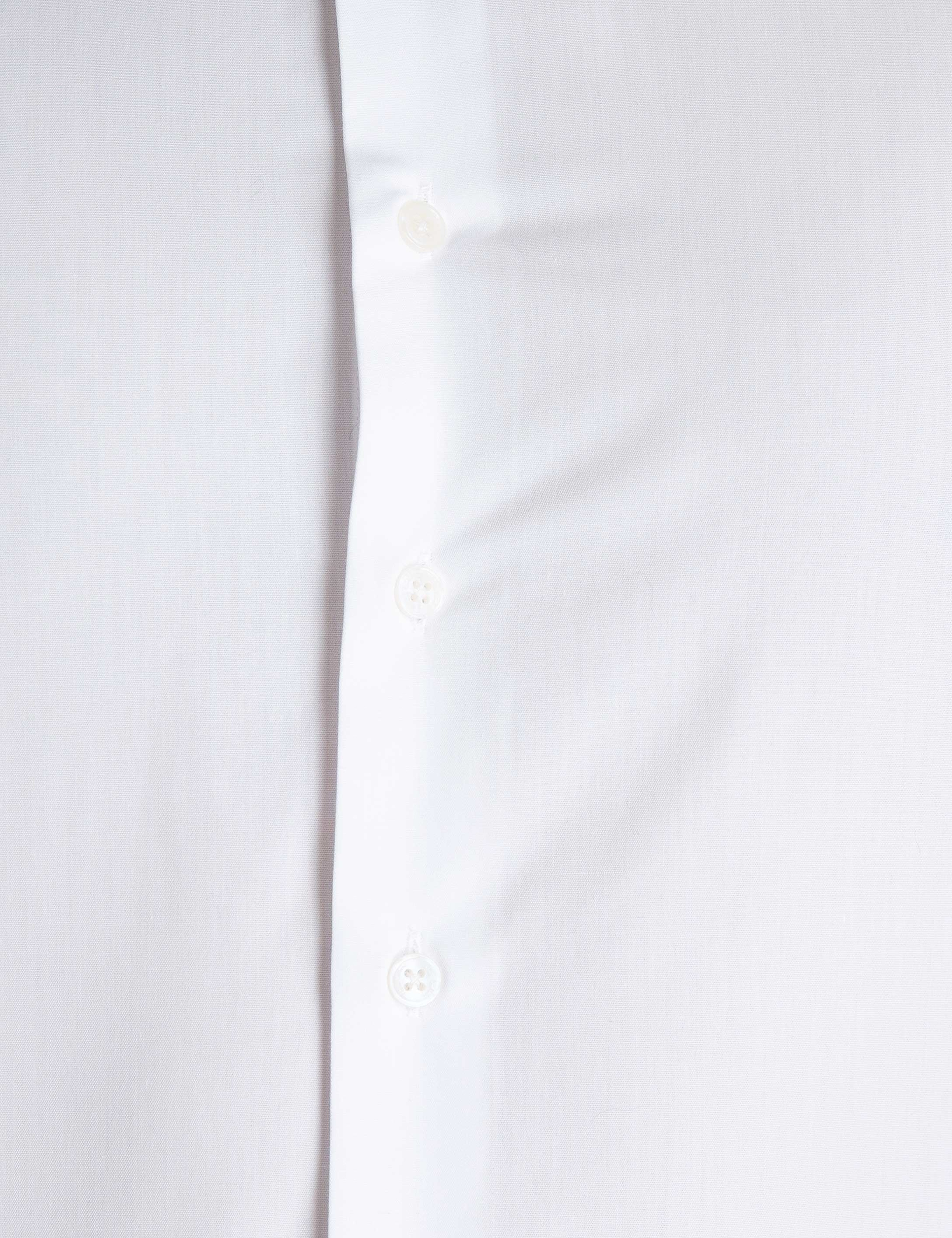 Beyaz Slim Fit Uzun Kollu Basic Gömlek