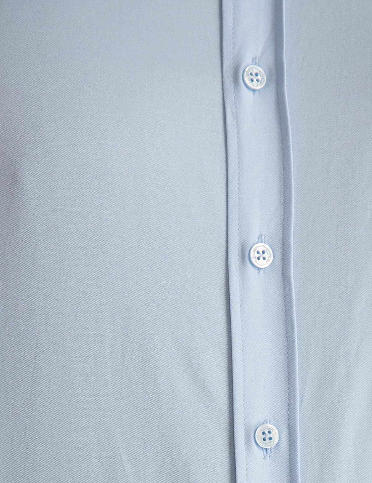 Açık Mavi Regular Fit Uzun Kollu Klasik Gömlek - 50197132028