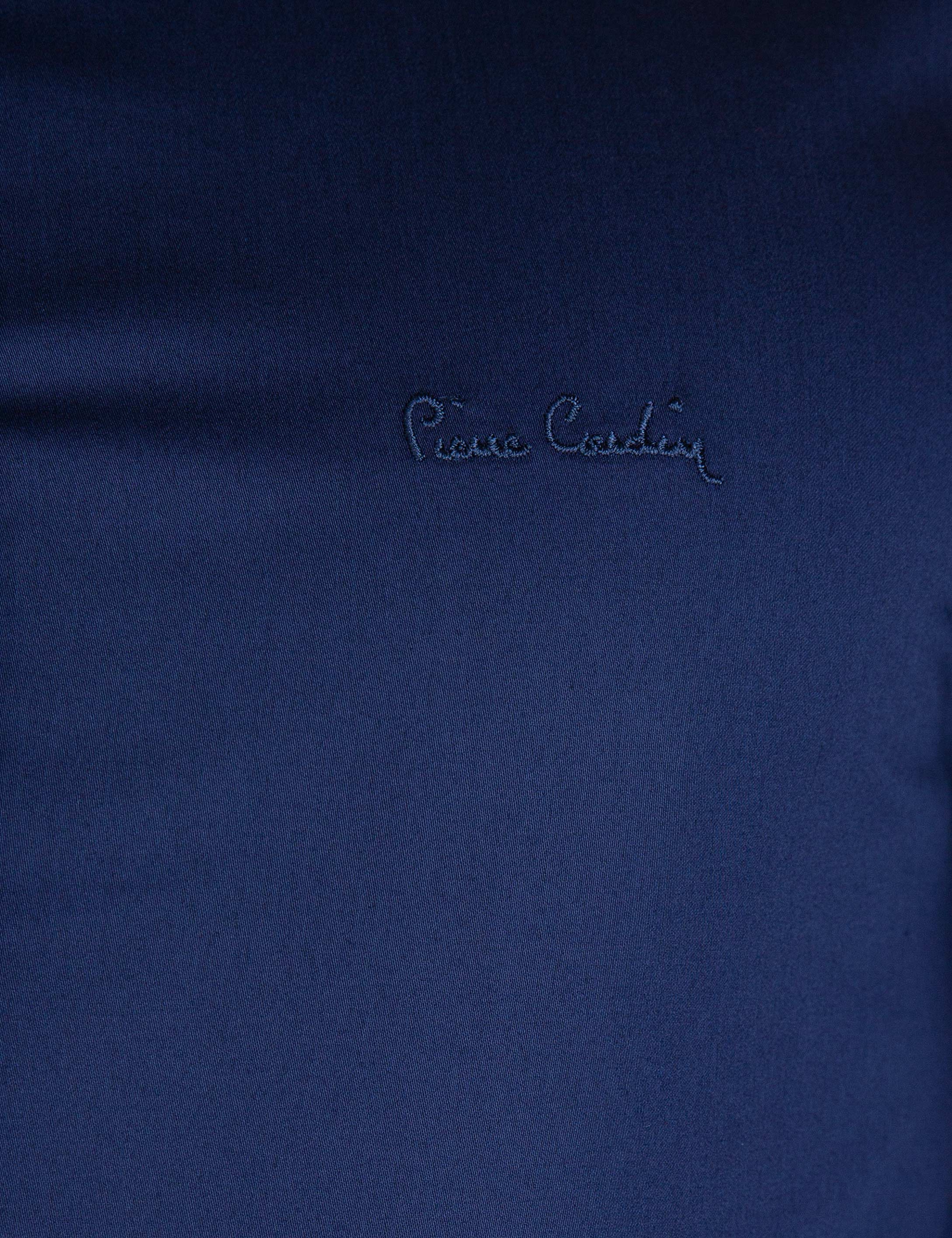 Lacivert Slim Fit Basic Gömlek - Image 5