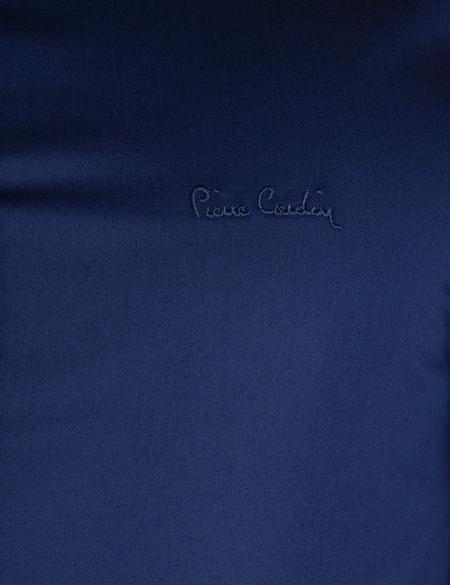 Lacivert Slim Fit Uzun Kollu Basic Gömlek - 50197136032