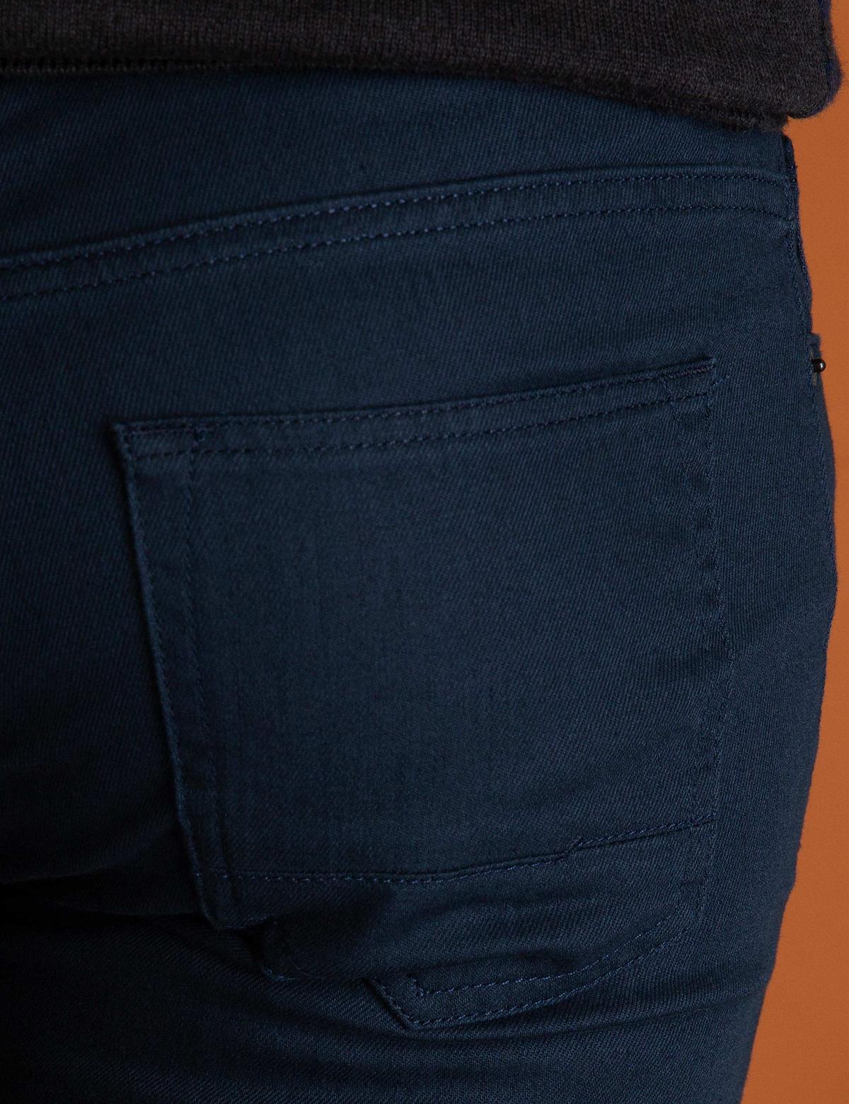 Lacivert Slim Fit Chino Pantolon - 50197410003