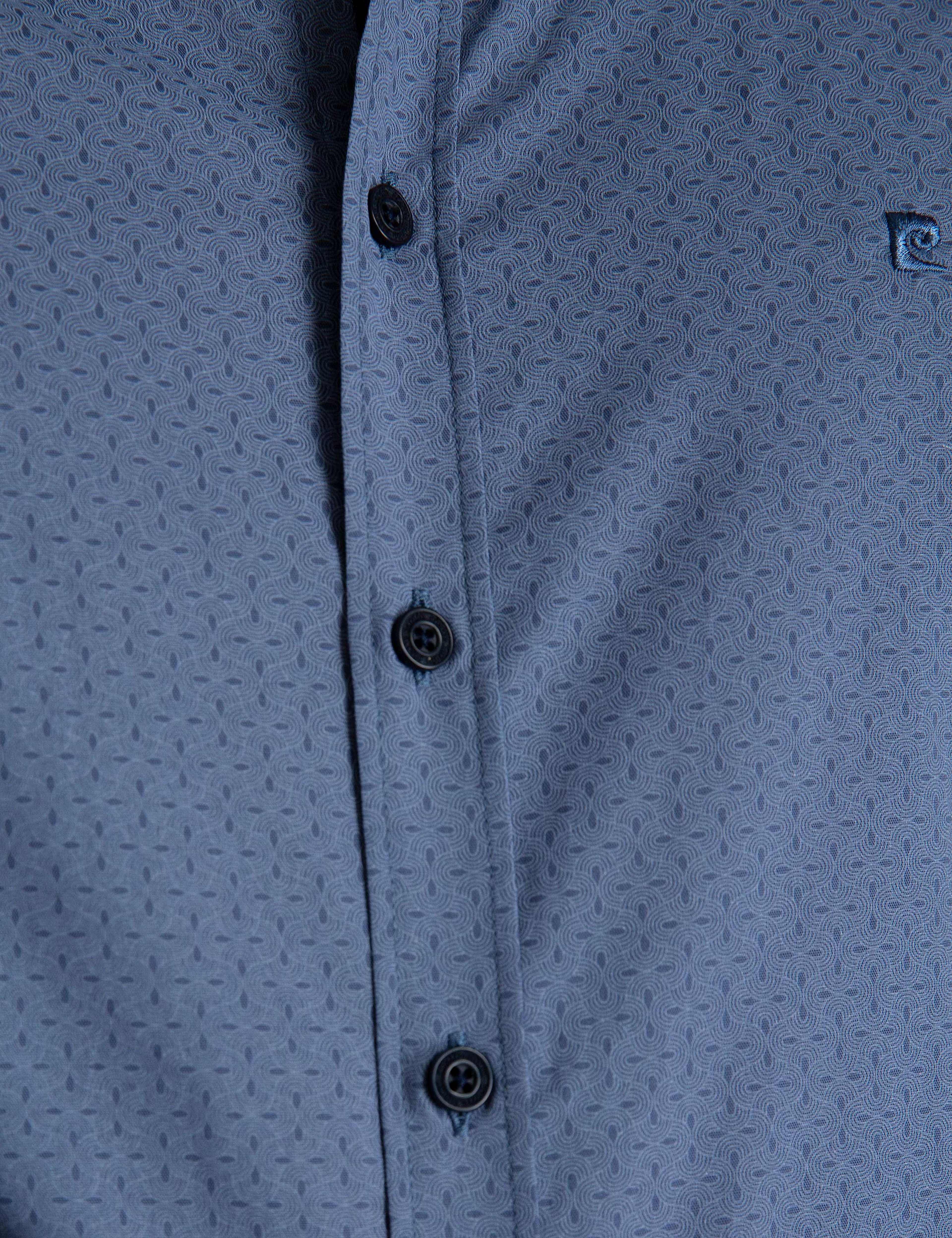 Mavi Slim Fit Gömlek - Image 5