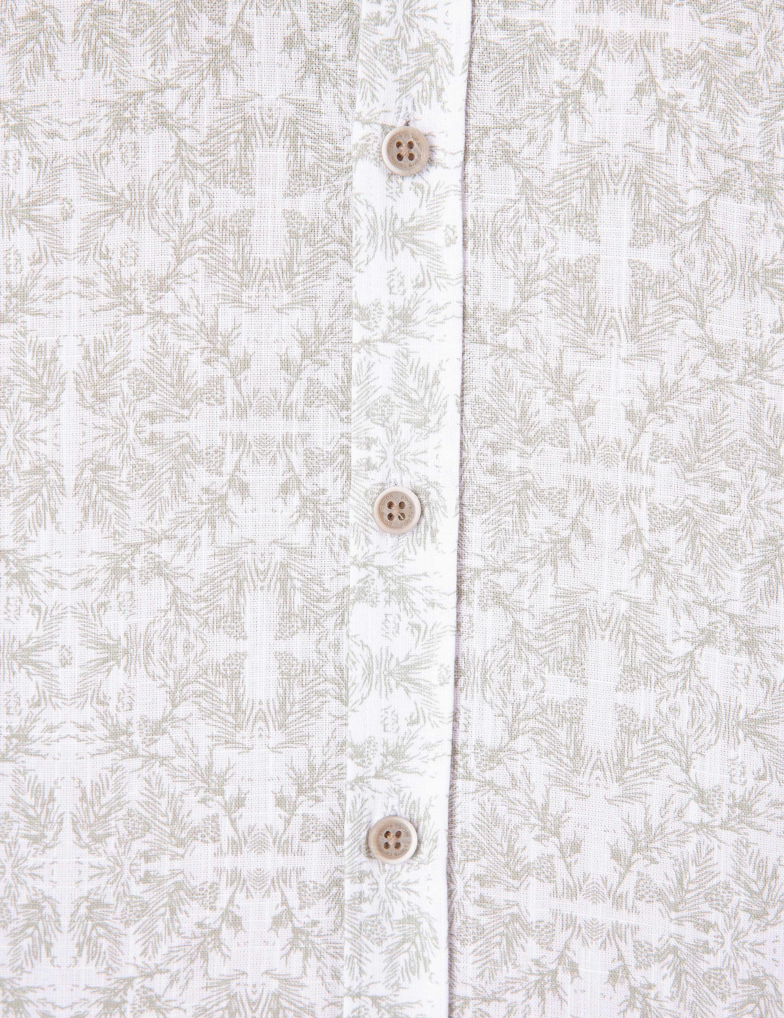 Yeşil Slim Fit Uzun Kollu Gömlek