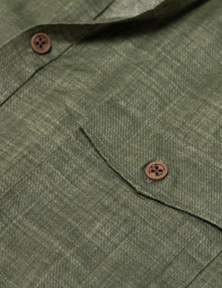 Haki Slim Fit Kısa Kollu Gömlek - 50186205015