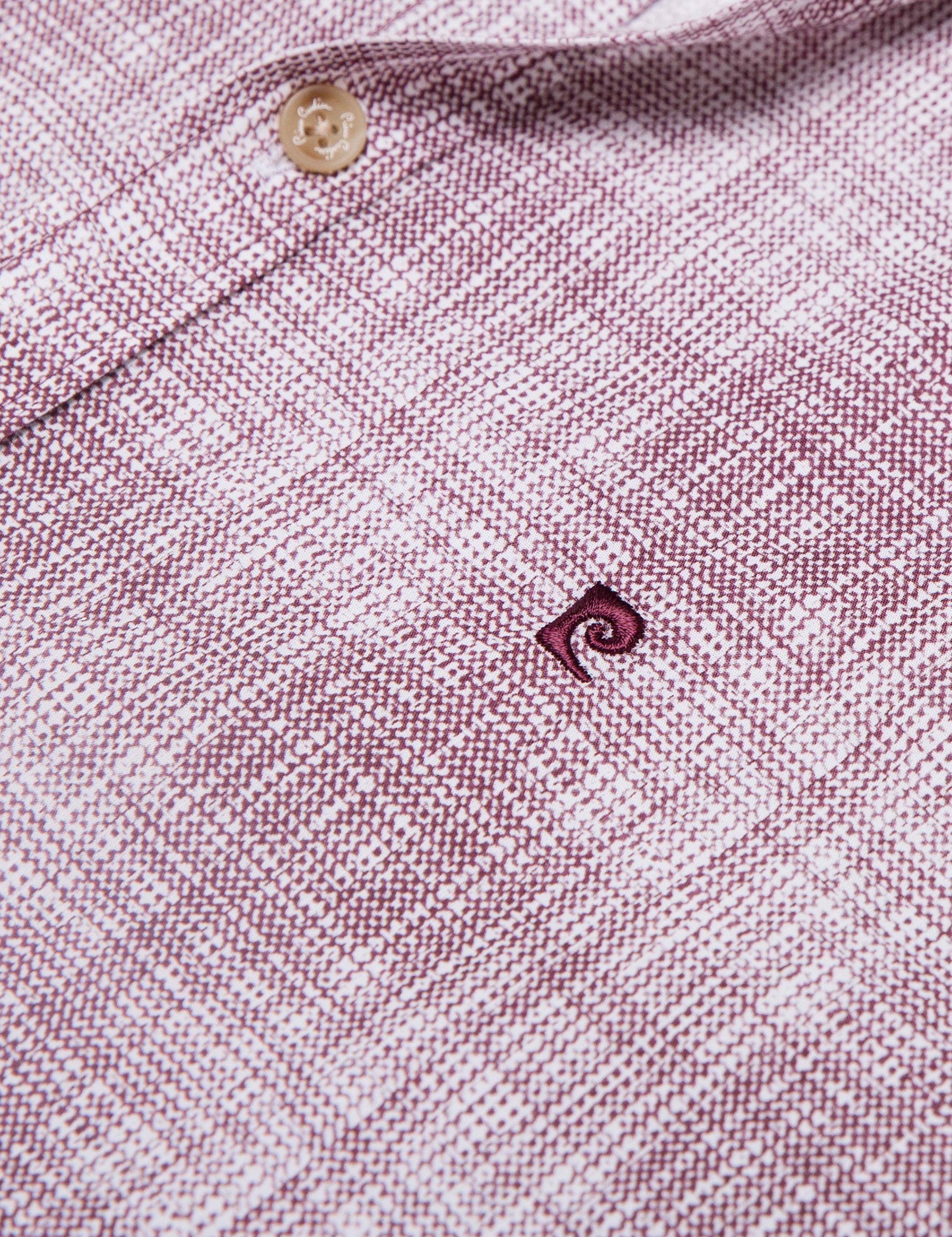 Bordo Slim Fit Gömlek