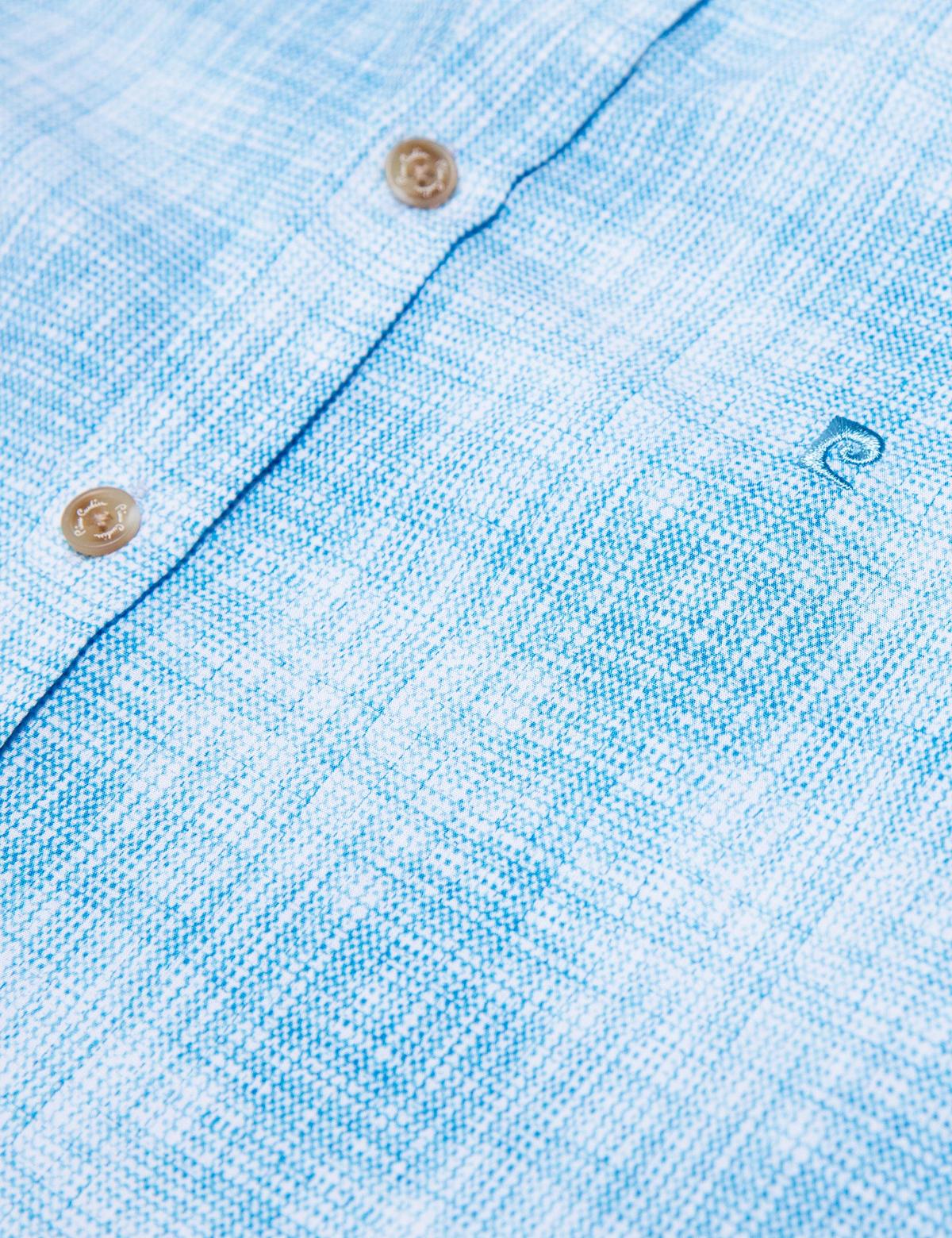 Açık Mavi Slim Fit Gömlek - 50186206037