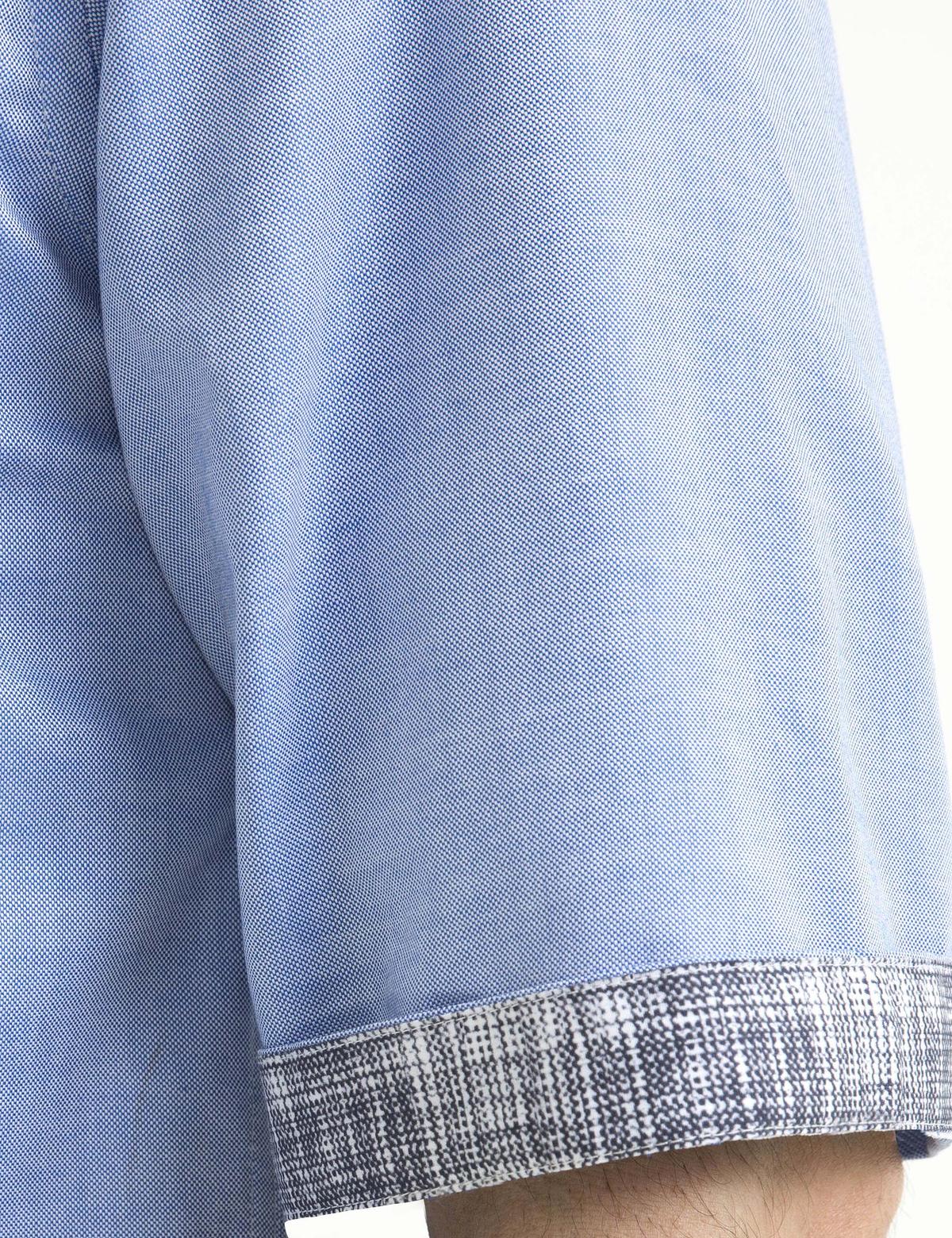 İndigo Slim Fit Kısa Kol Gömlek - 50186963062