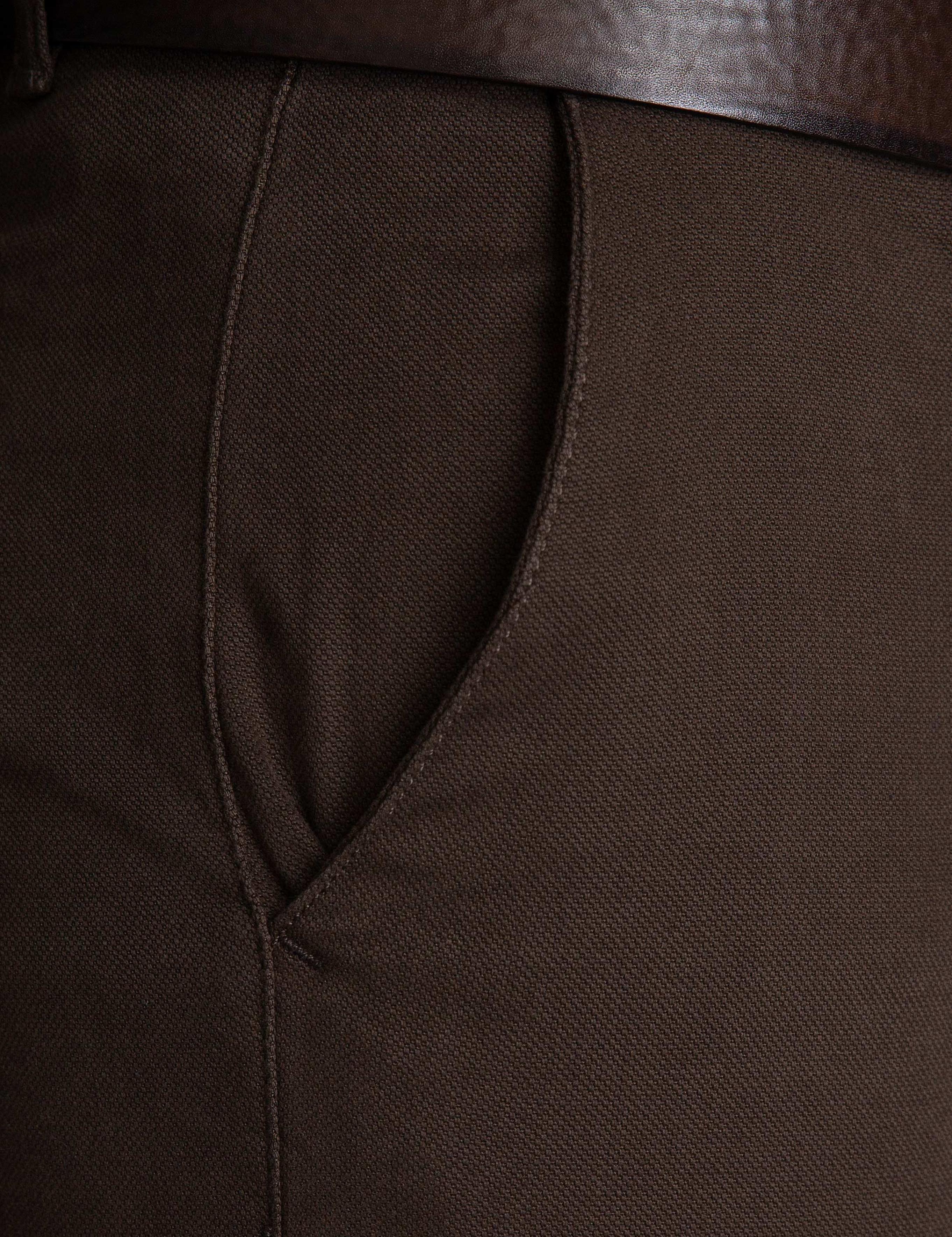 Kahverengi Slim Fit Chino Pantolon