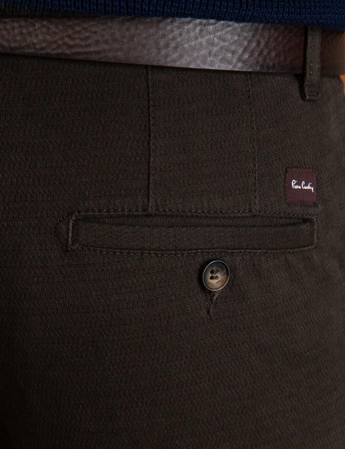 Kahverengi Slim Fit Chino Pantolon - 50197411012