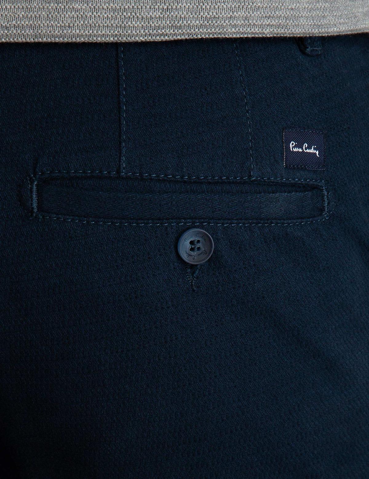 Lacivert Slim Fit Kanvas Pantolon - 50197411041