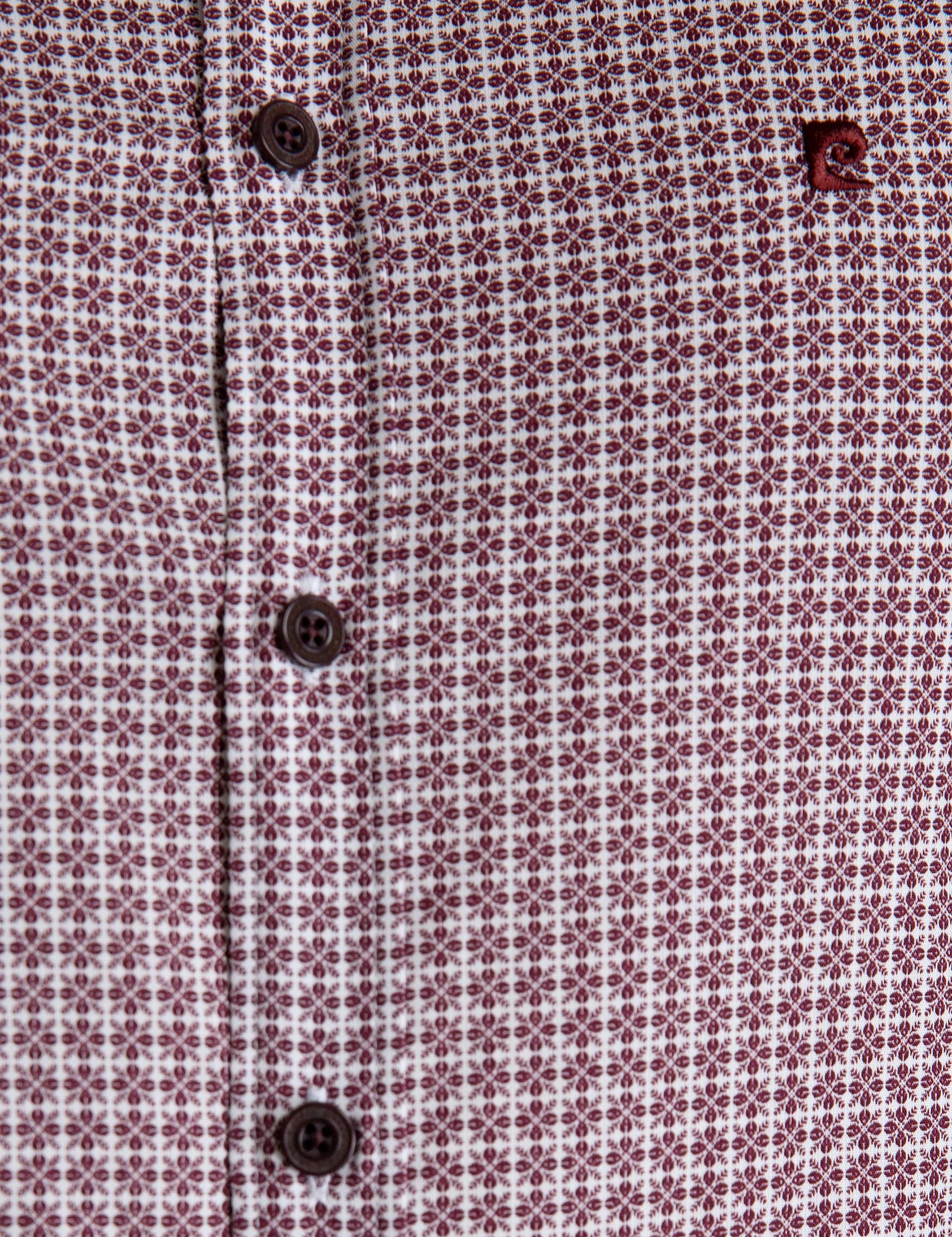 Bordo Slim Fit Gömlek