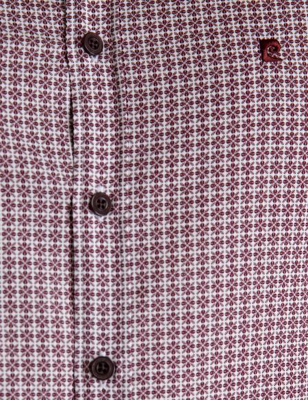 Bordo Slim Fit Gömlek - 50195196005