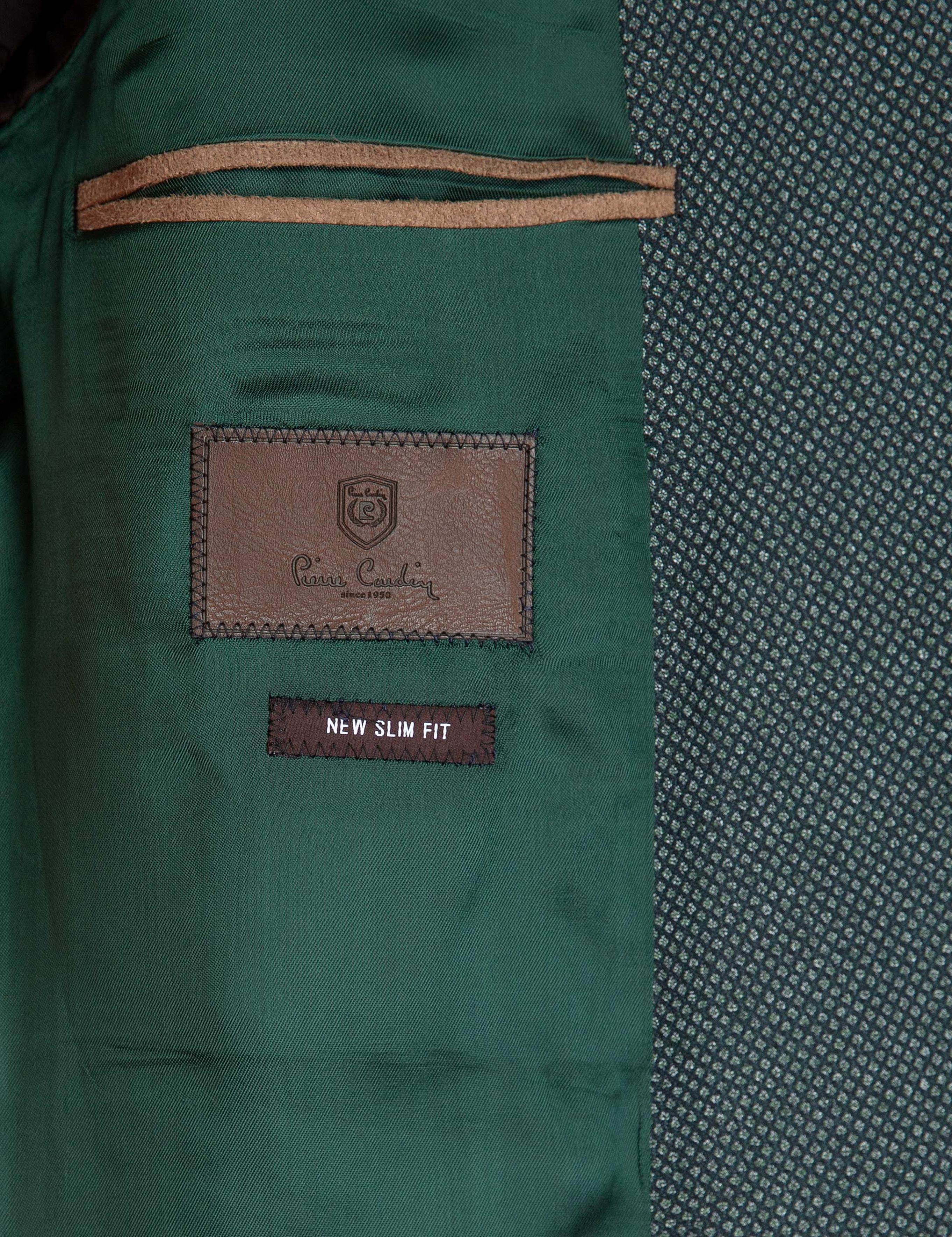 Yeşil Ekstra Slim Fit Ceket