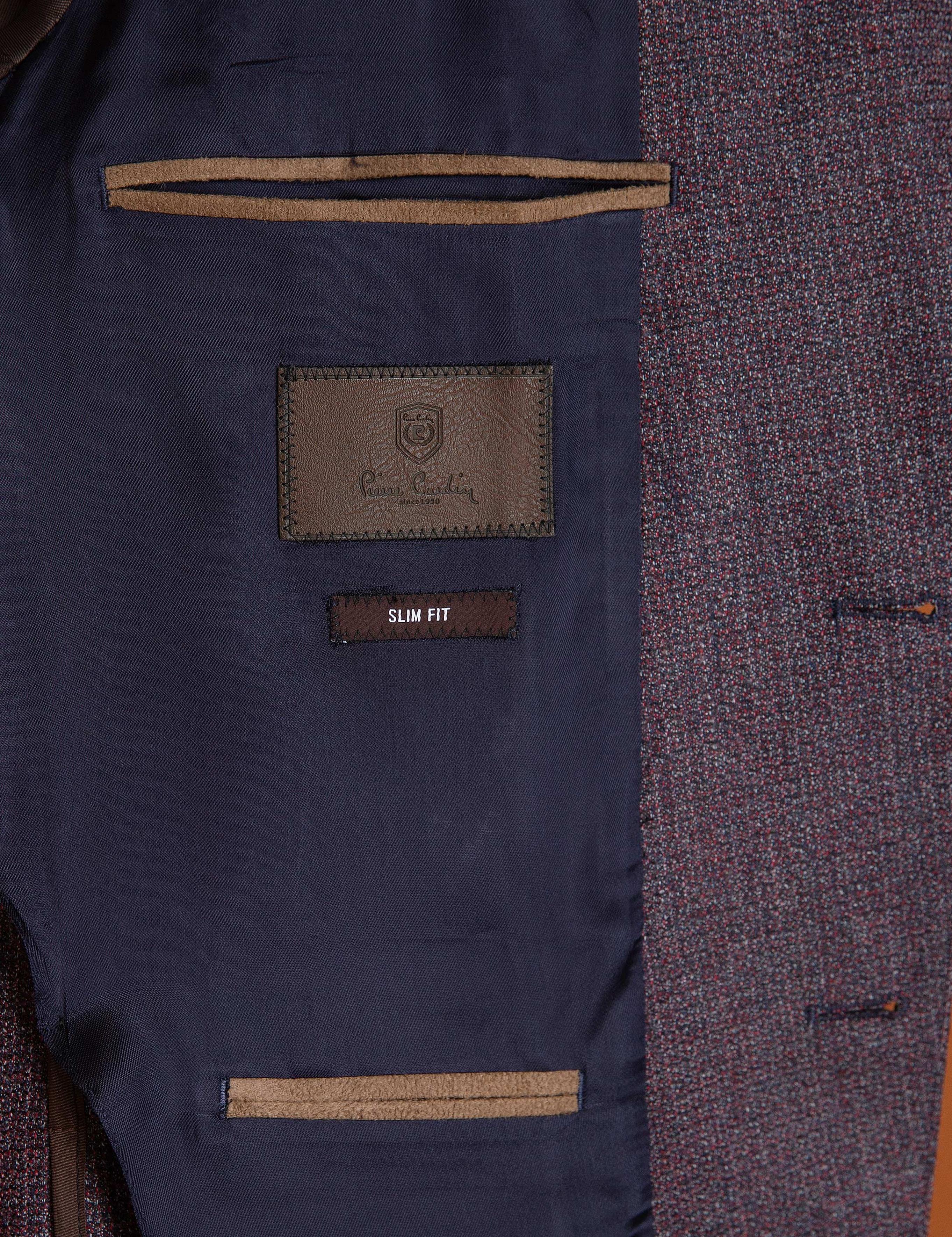 Bordo Slim Fit Ceket